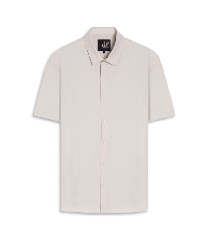 Camisa Tech Twill Mc Areia