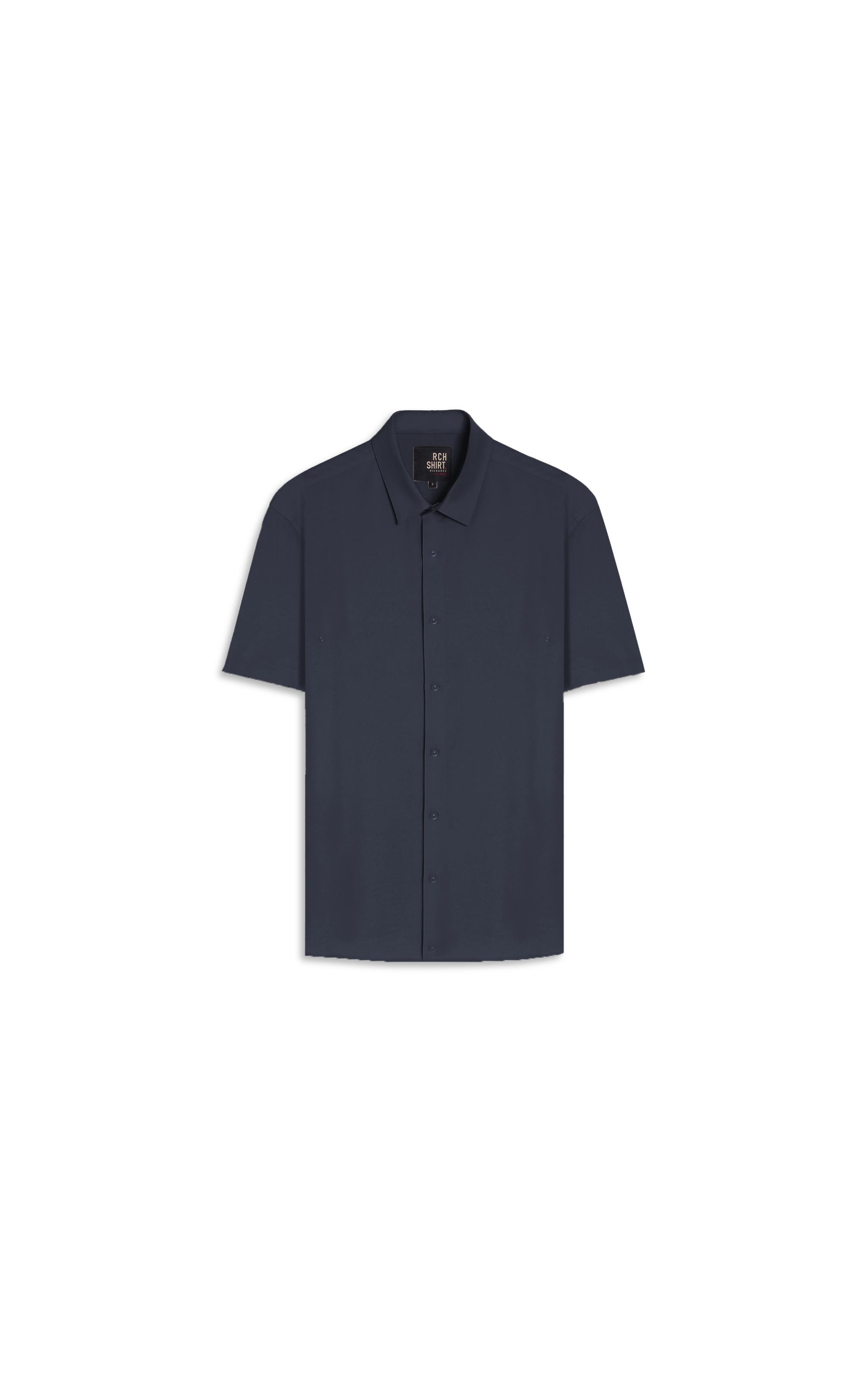 Camisa Tech Twill Mc Purple Blue