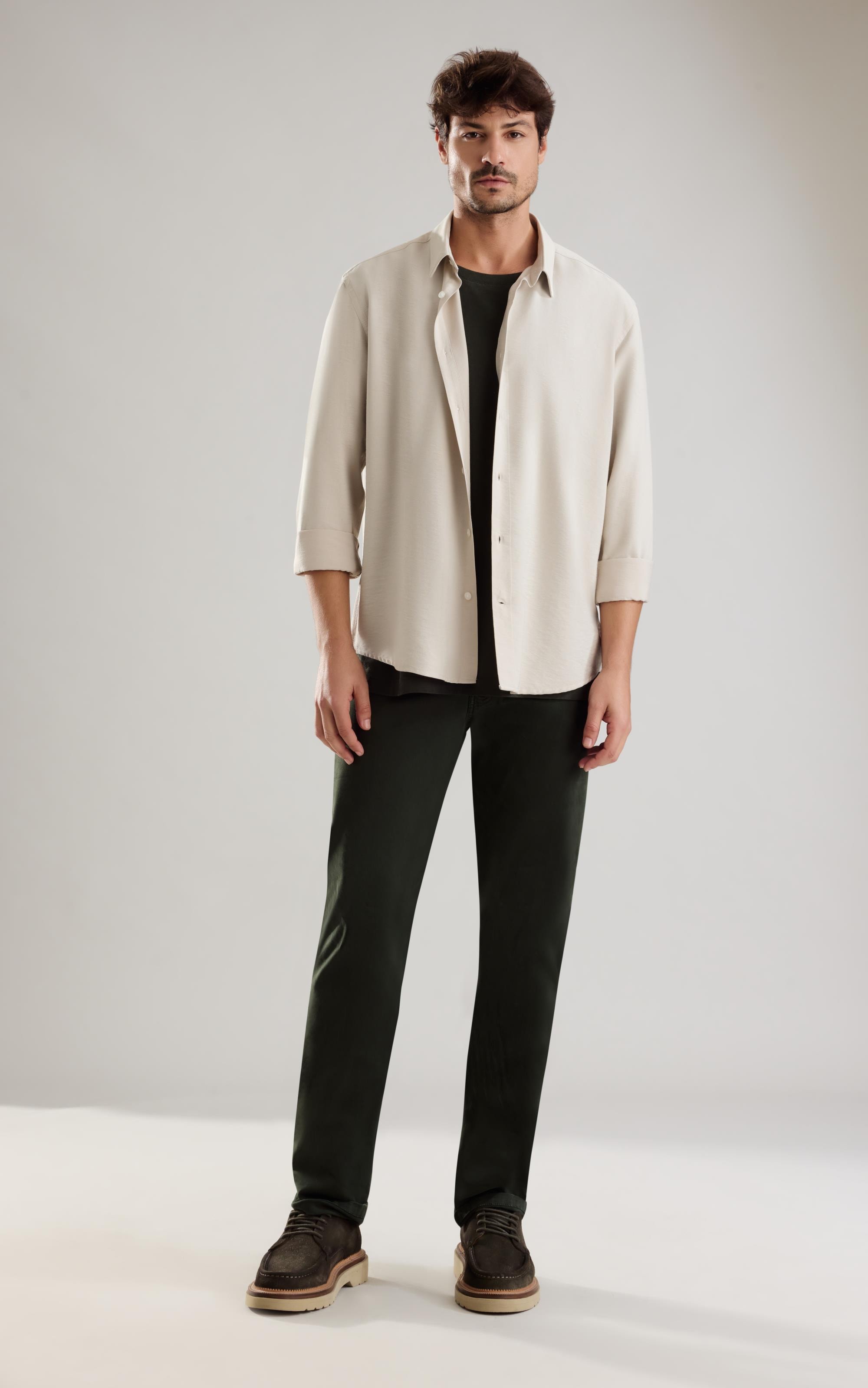 Camisa Tech Twill Ml Areia