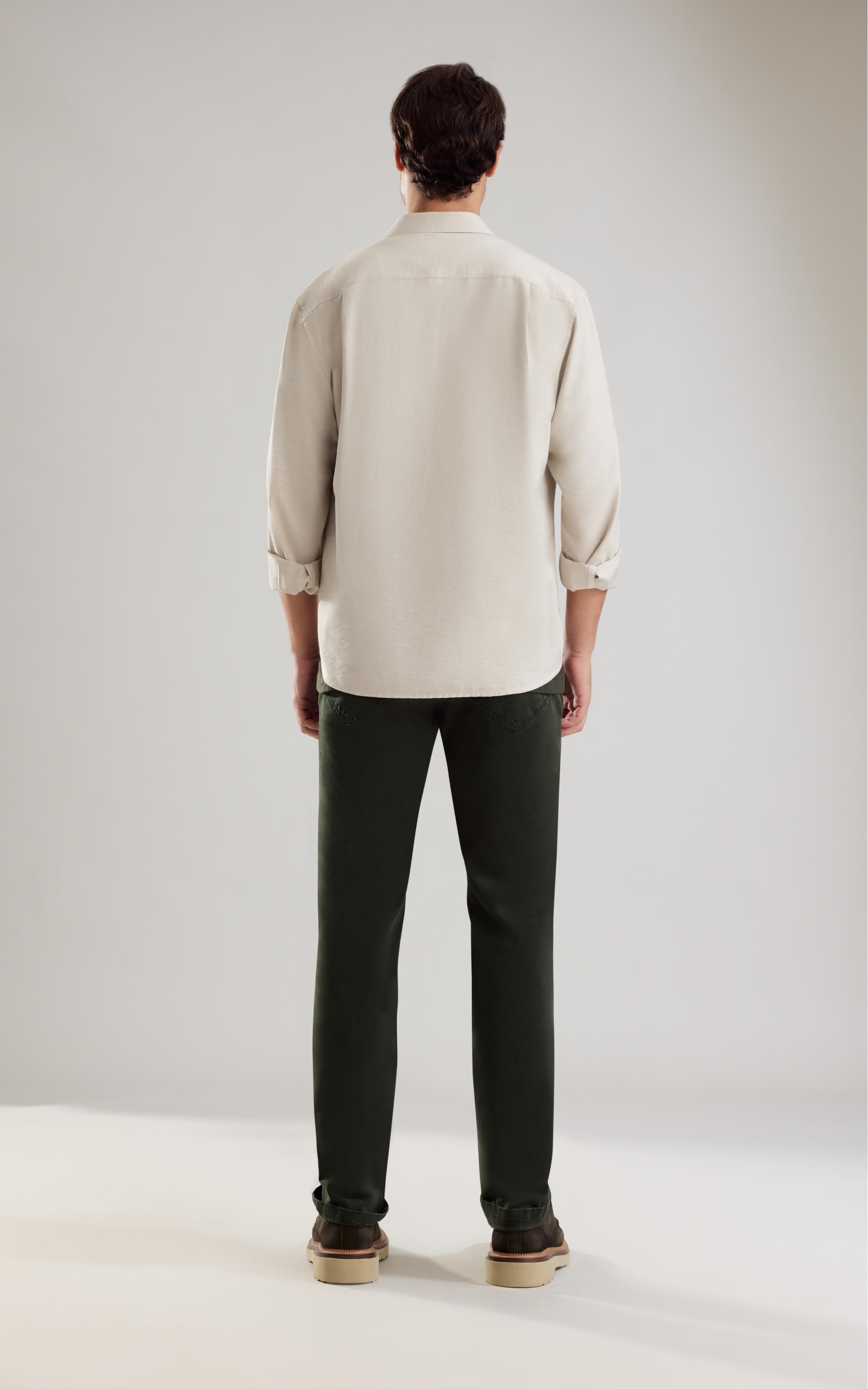 Camisa Tech Twill Ml Areia