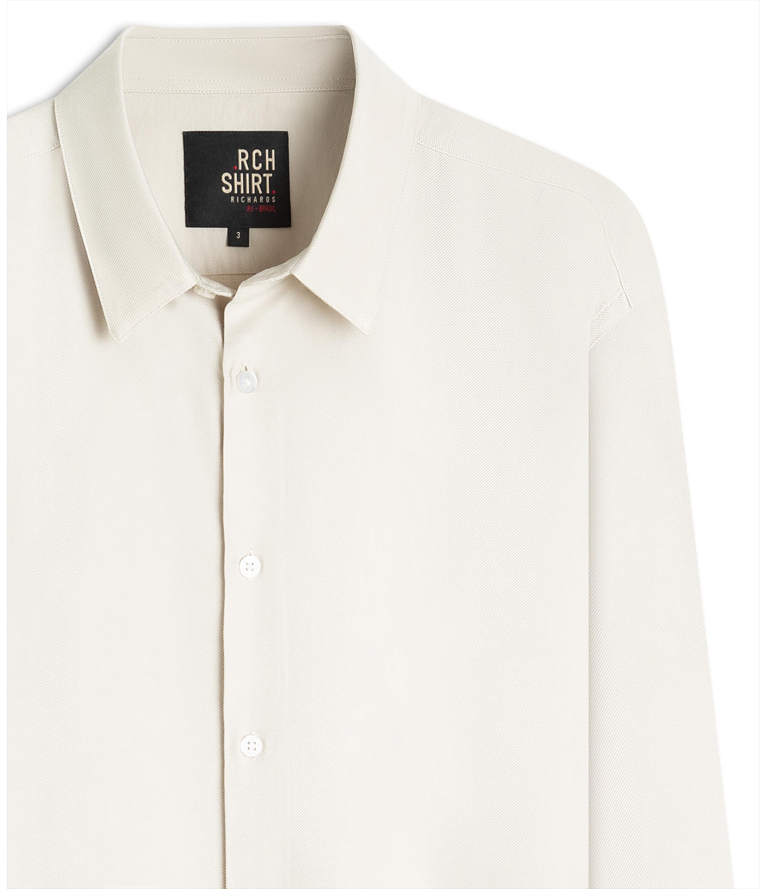 Camisa Tech Twill Ml Areia