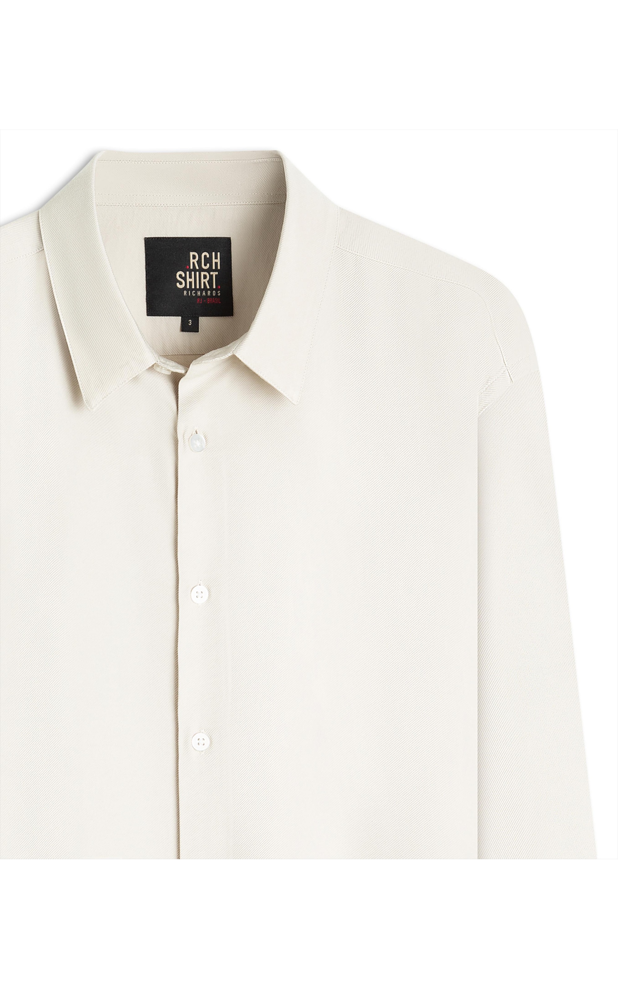 Camisa Tech Twill Ml Areia