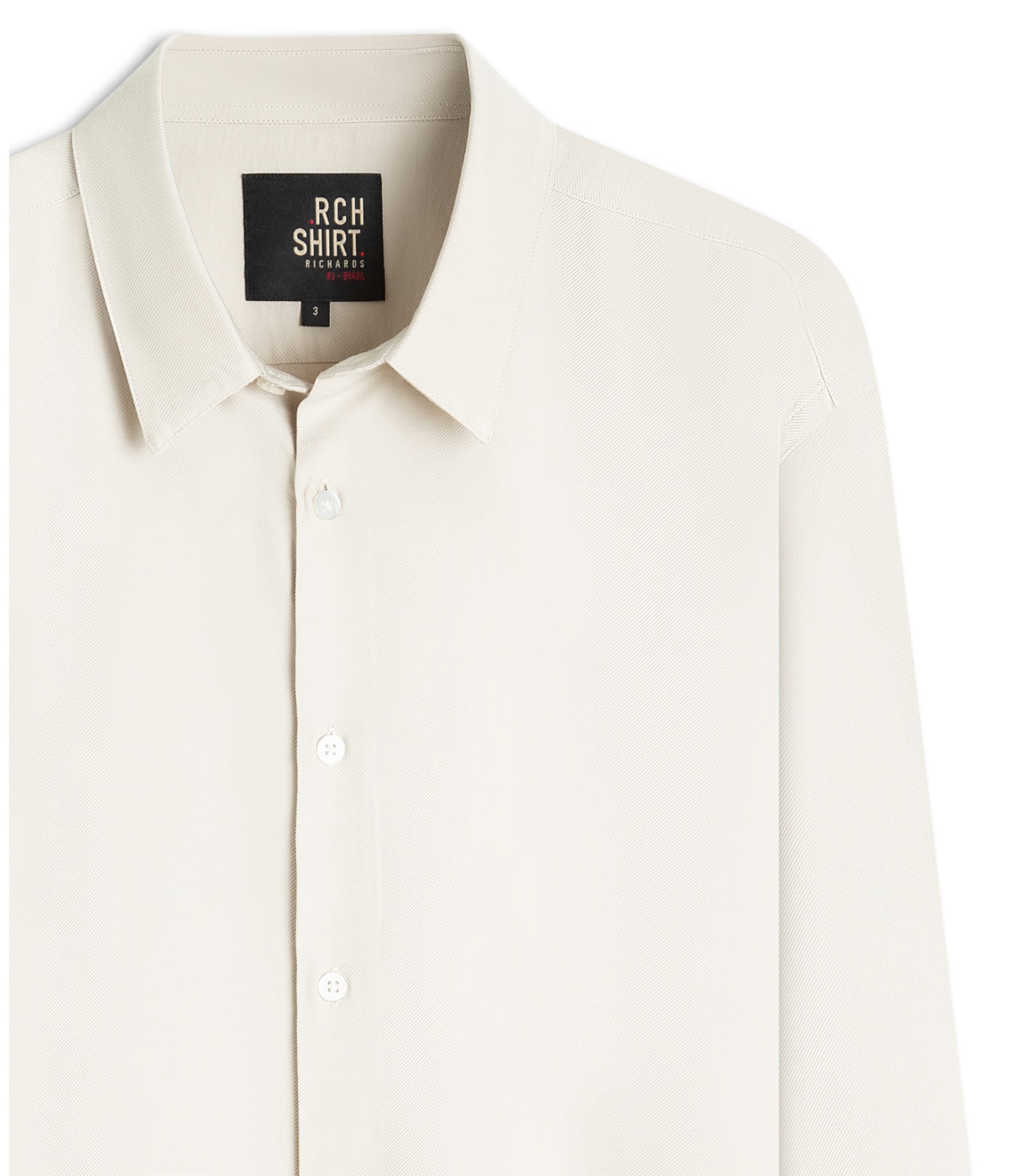 Camisa Tech Twill Ml Areia