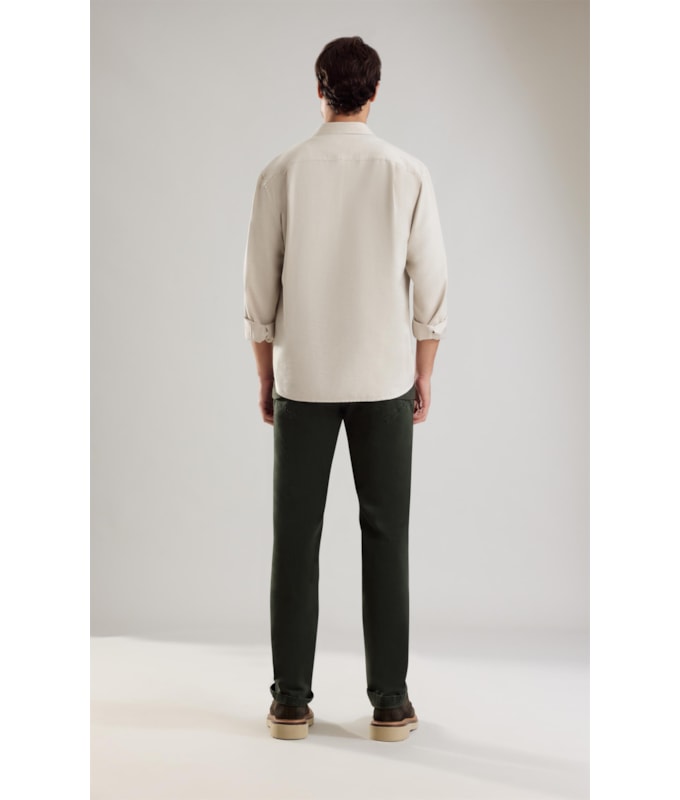Camisa Tech Twill Ml Areia