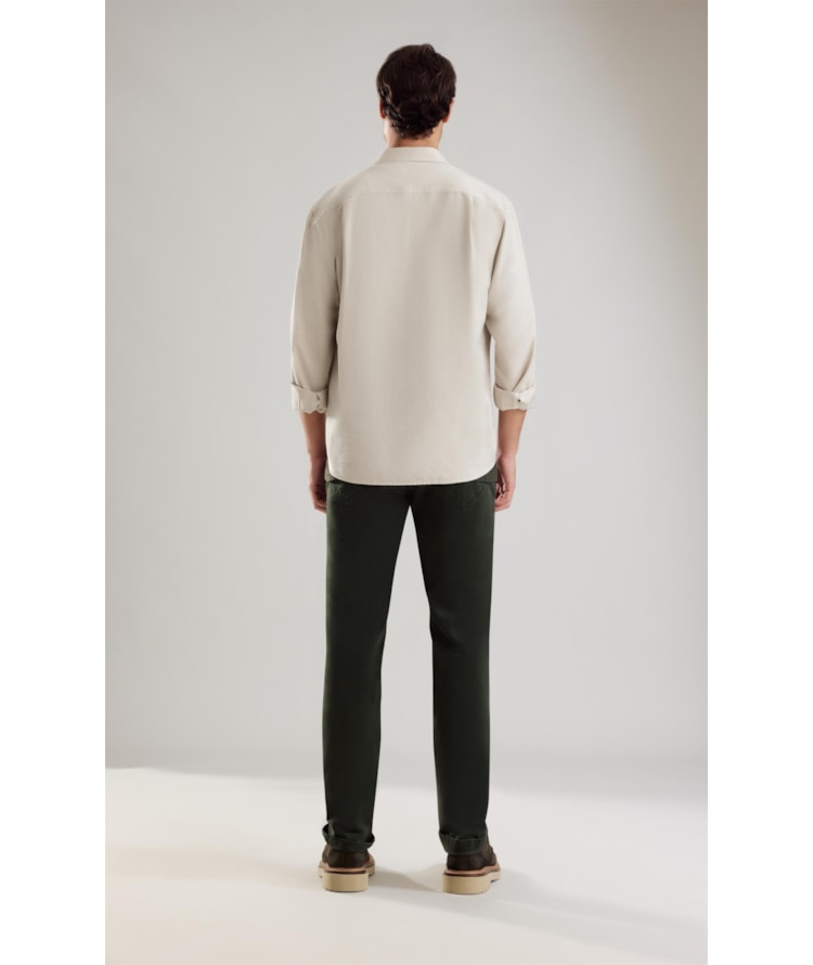 Camisa Tech Twill Ml Areia