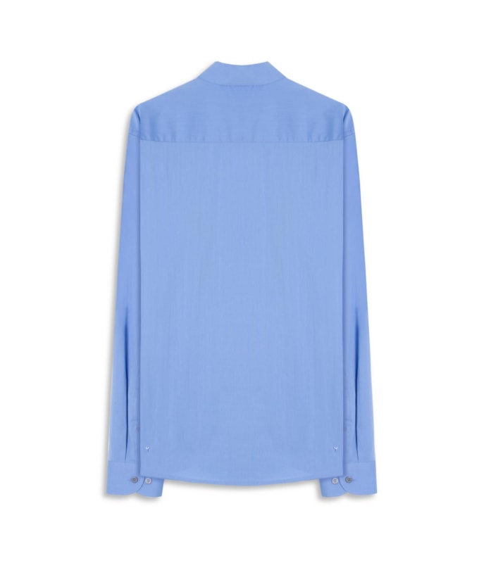 Camisa Tech Voil Ml Azul Bic