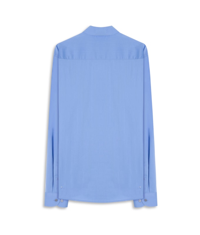Camisa Tech Voil Ml Azul Bic
