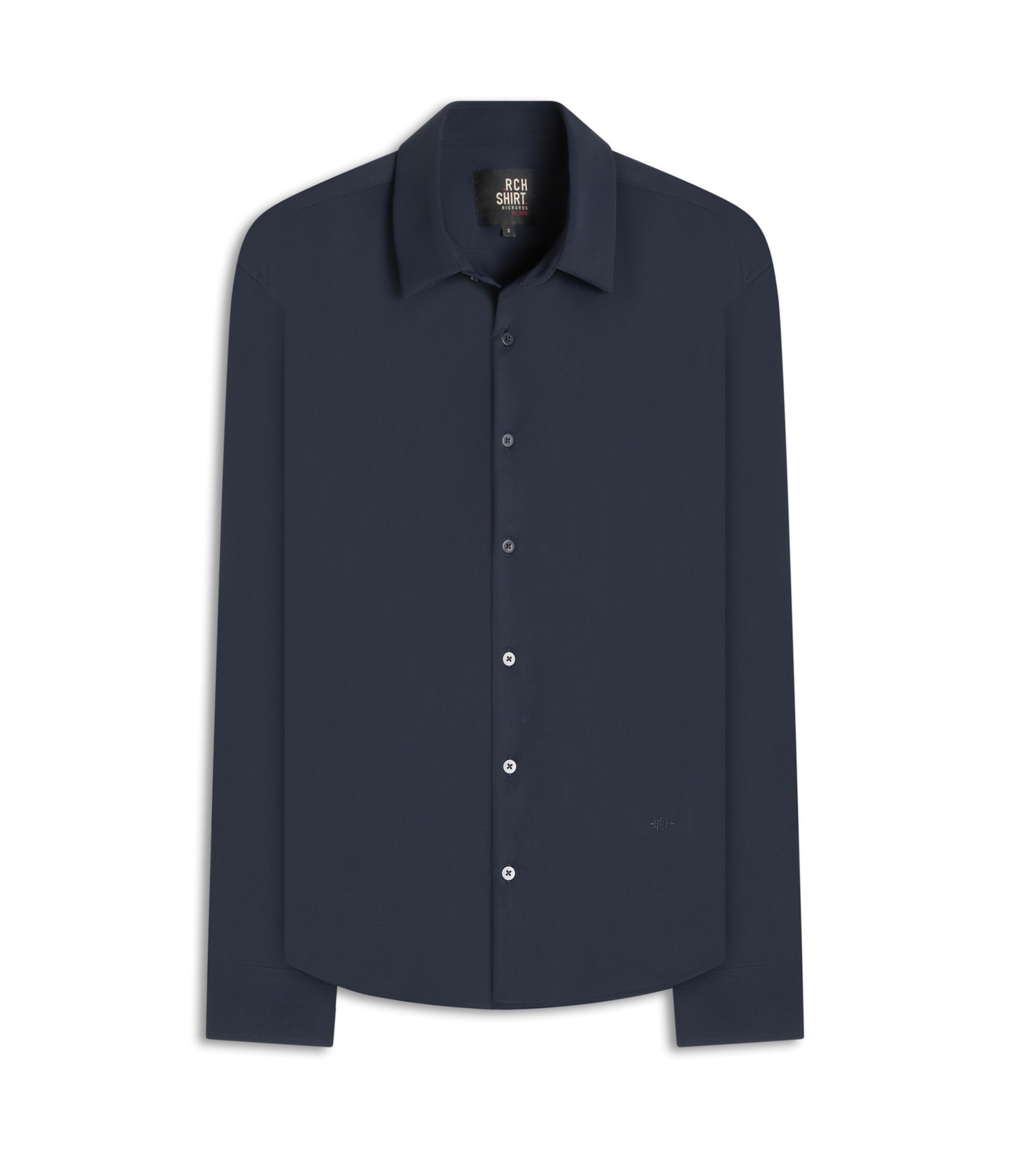 Camisa Tecno Piquet Ml Dark Navy