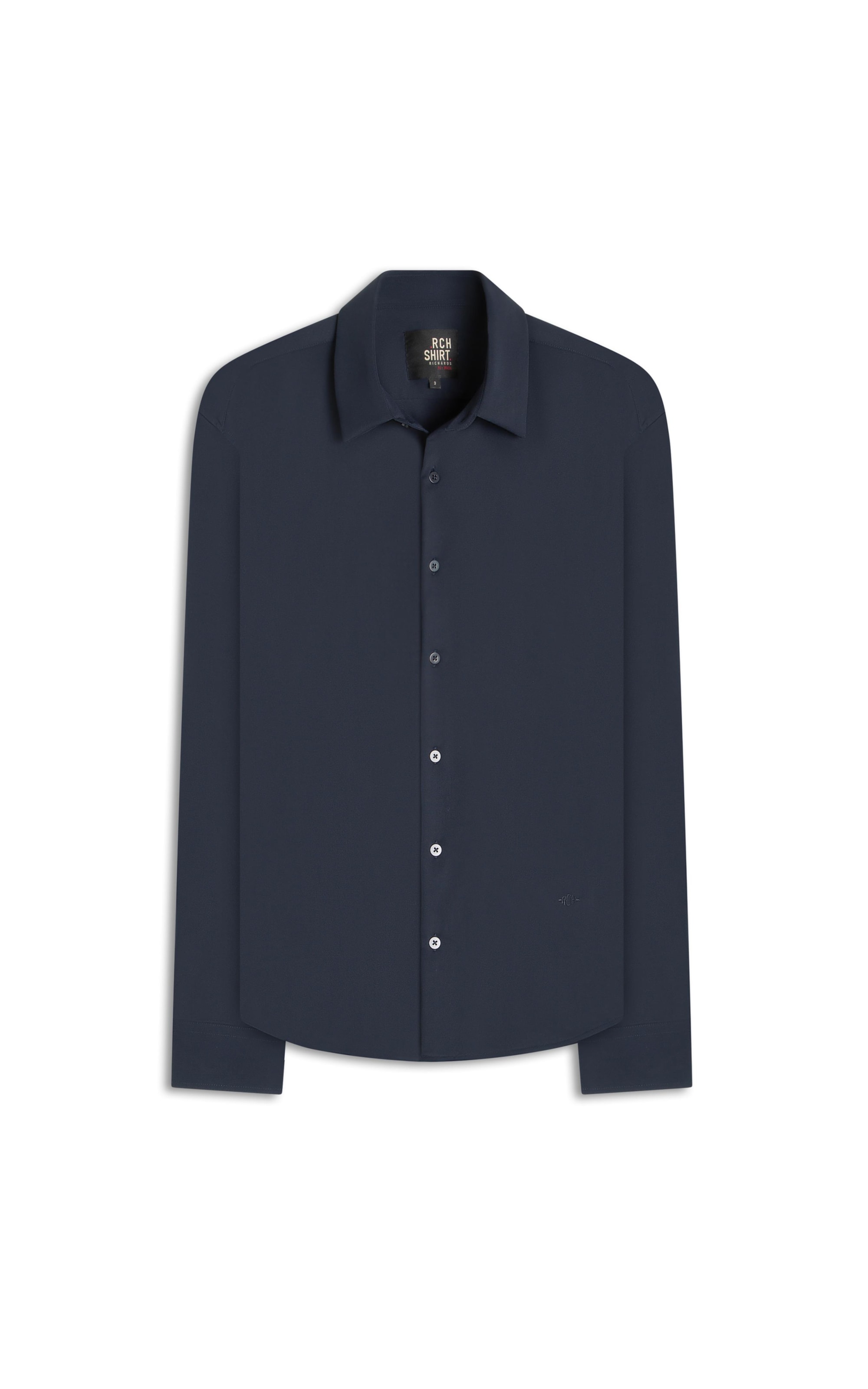 Camisa Tecno Piquet Ml Dark Navy