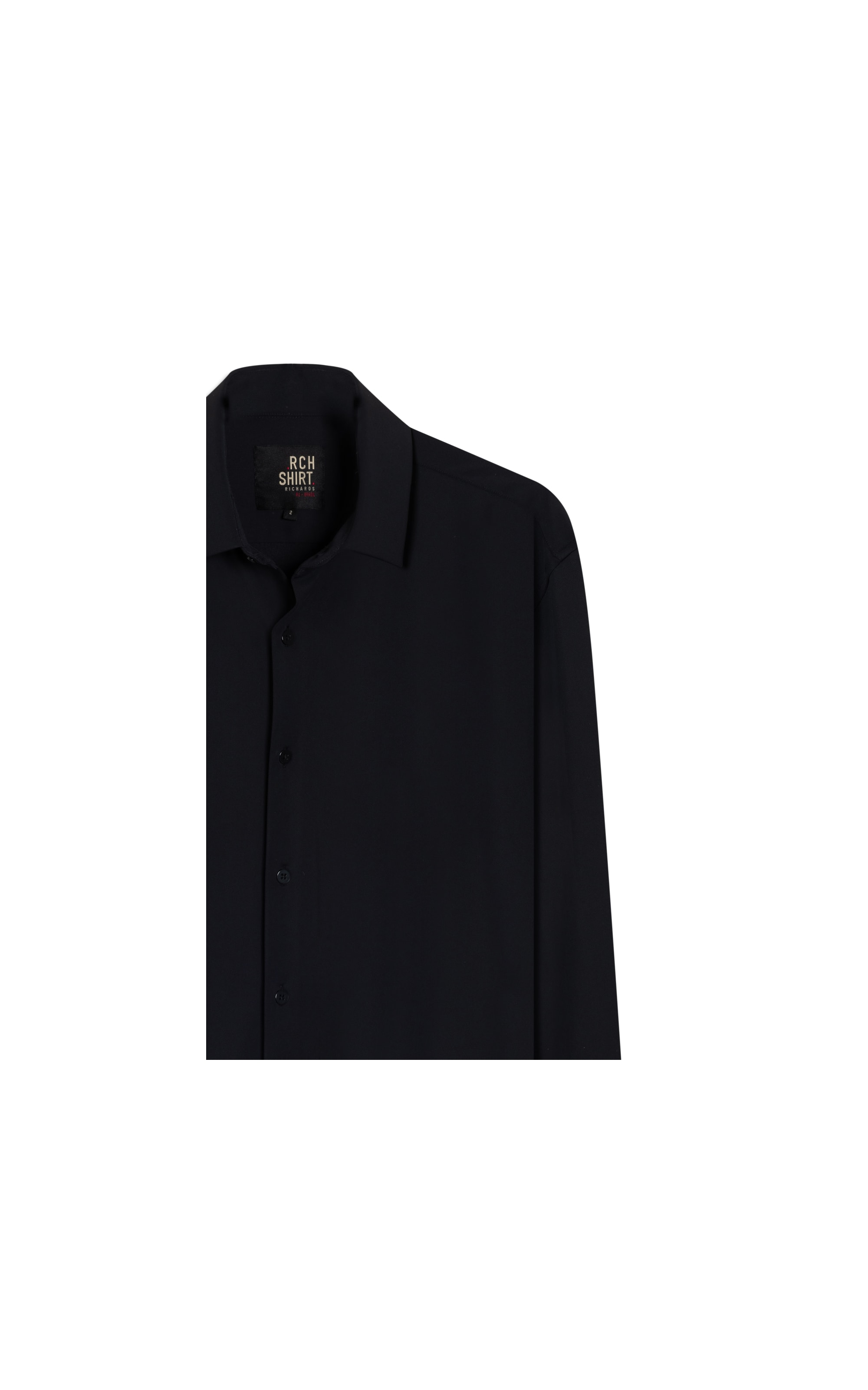 Camisa Tecno Piquet Ml Preto