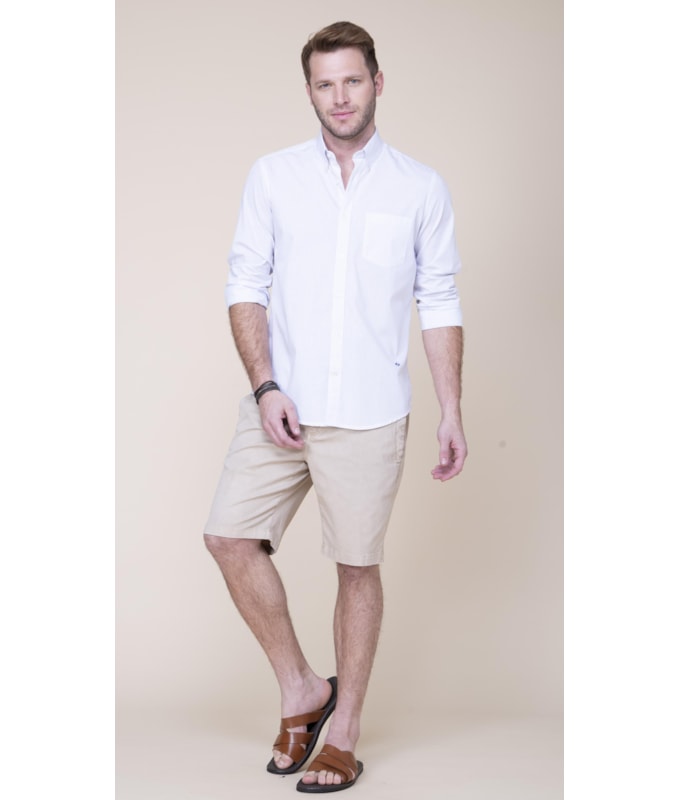 Camisa Toquio Listrada Ml Marinho