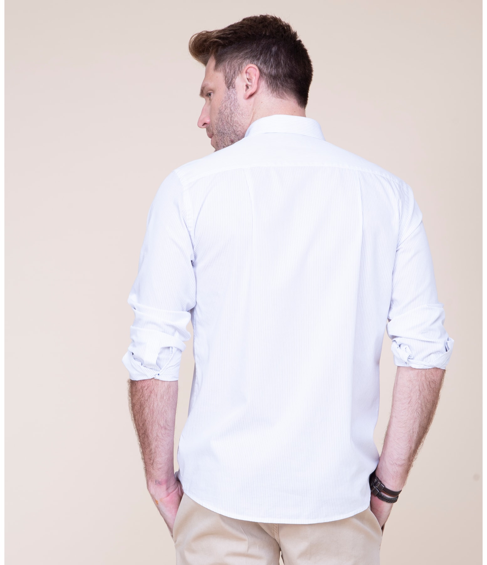 Camisa Toquio Listrada Ml Marinho