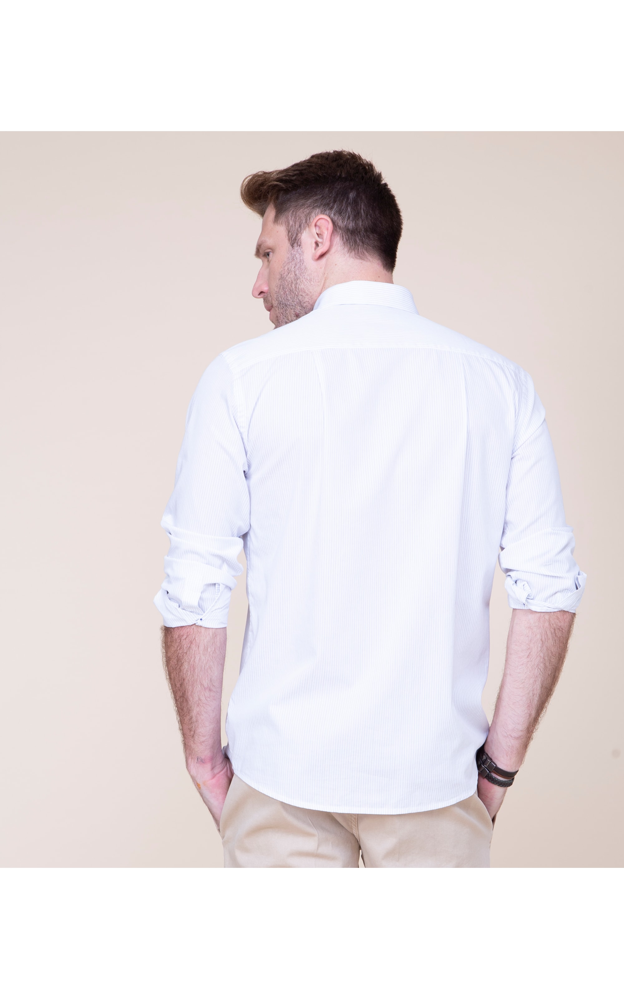 Camisa Toquio Listrada Ml Marinho