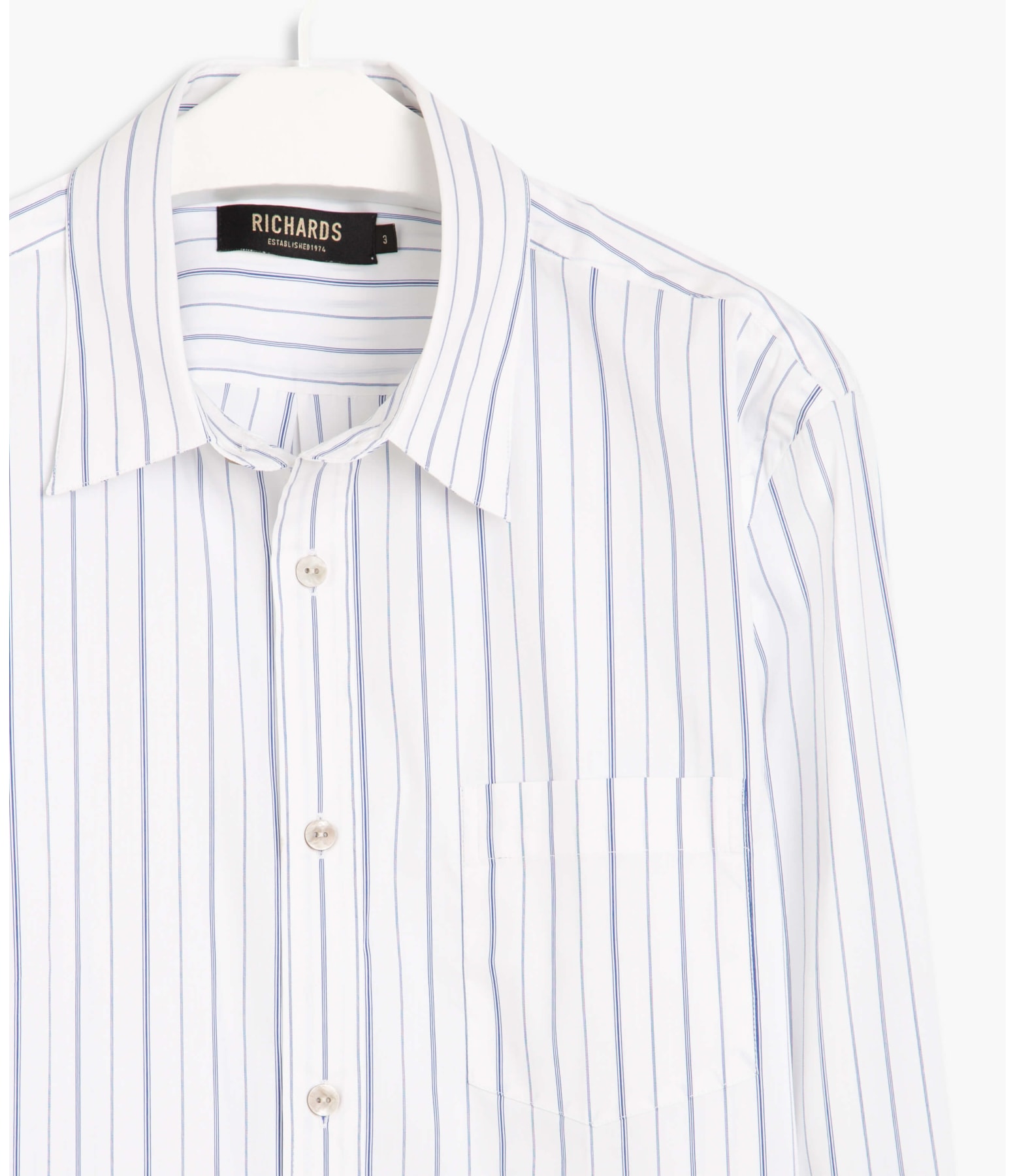 Camisa Torben Listrada Azul Bic