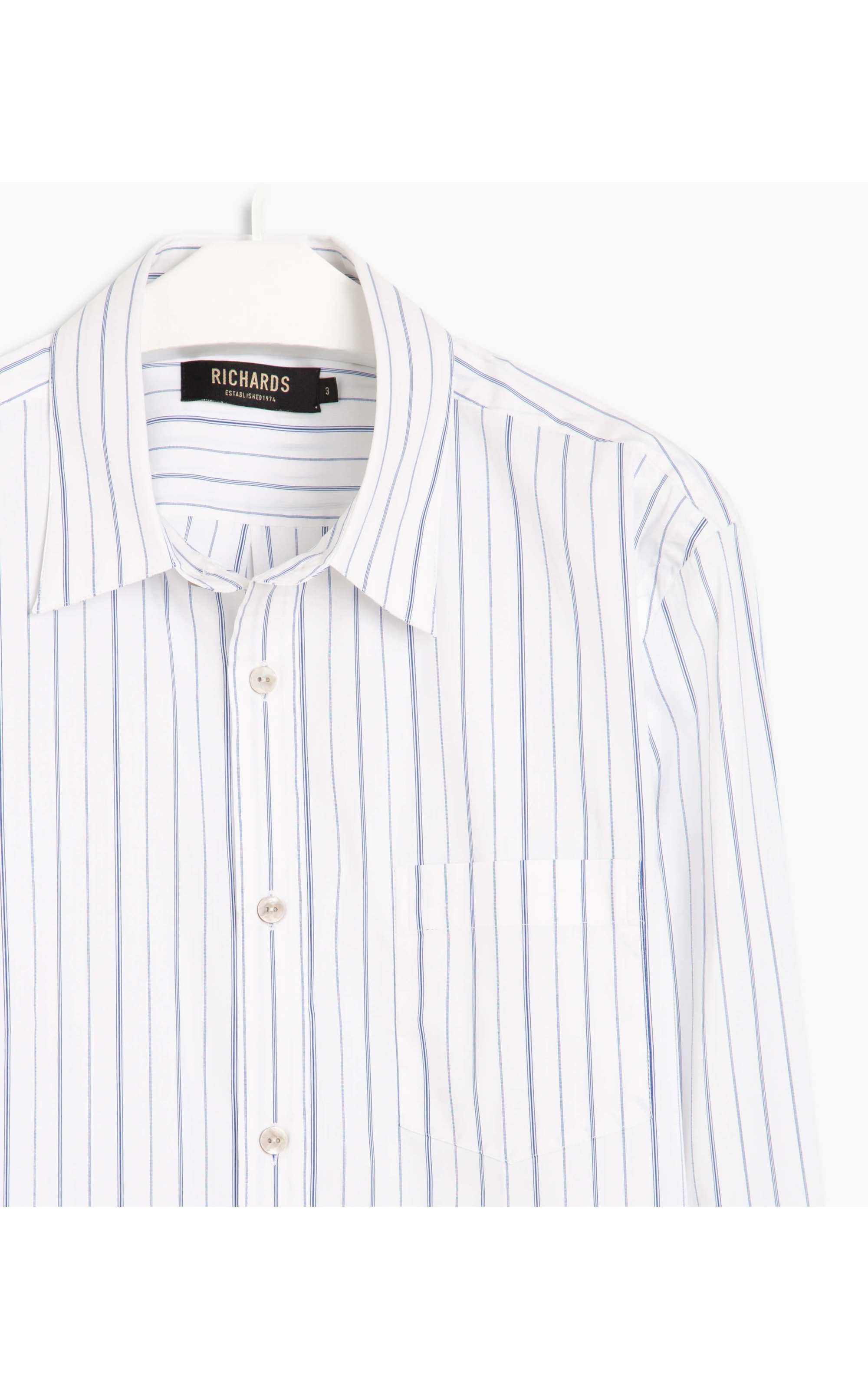 Camisa Torben Listrada Azul Bic