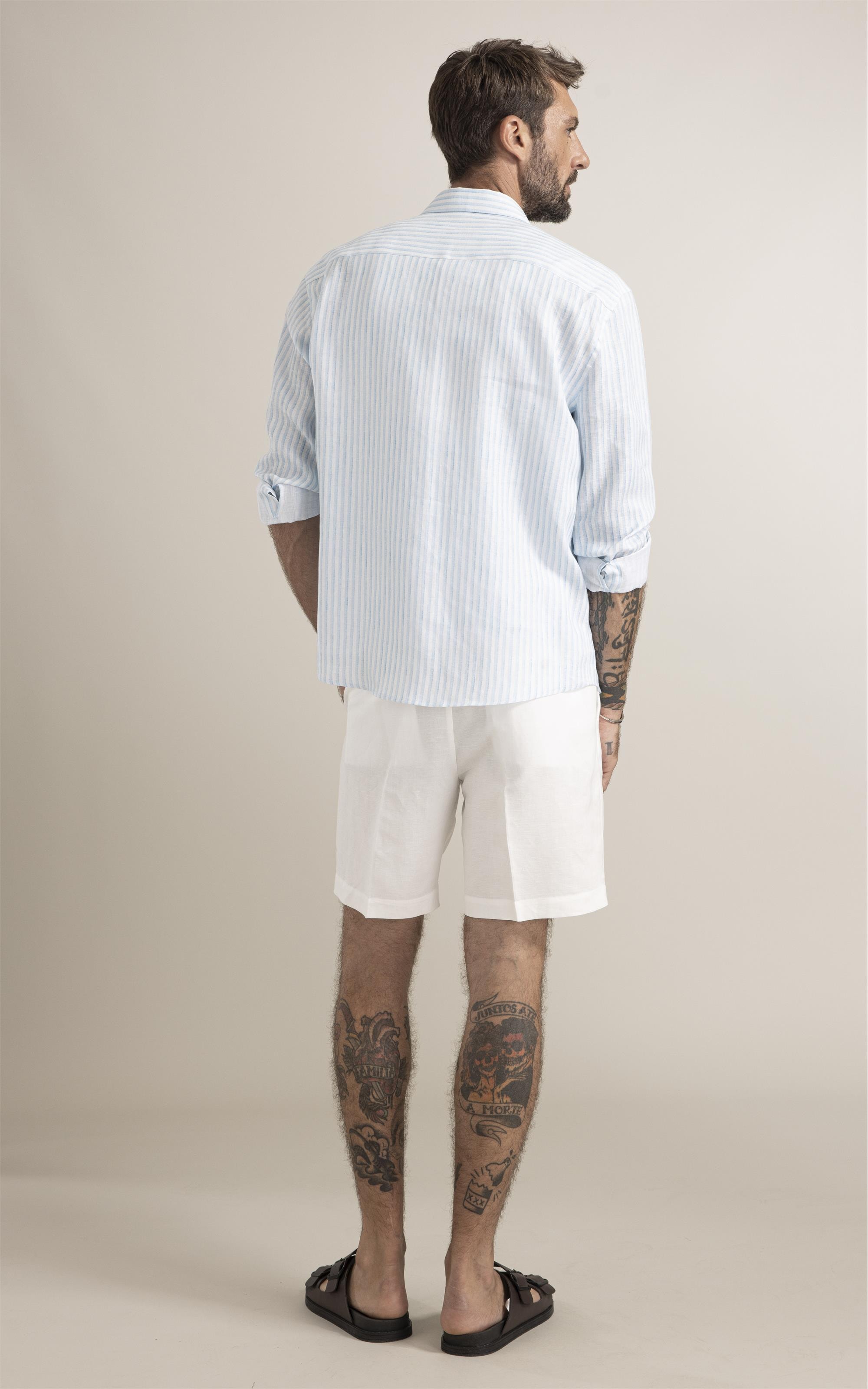 Camisa Toulon Azul Claro