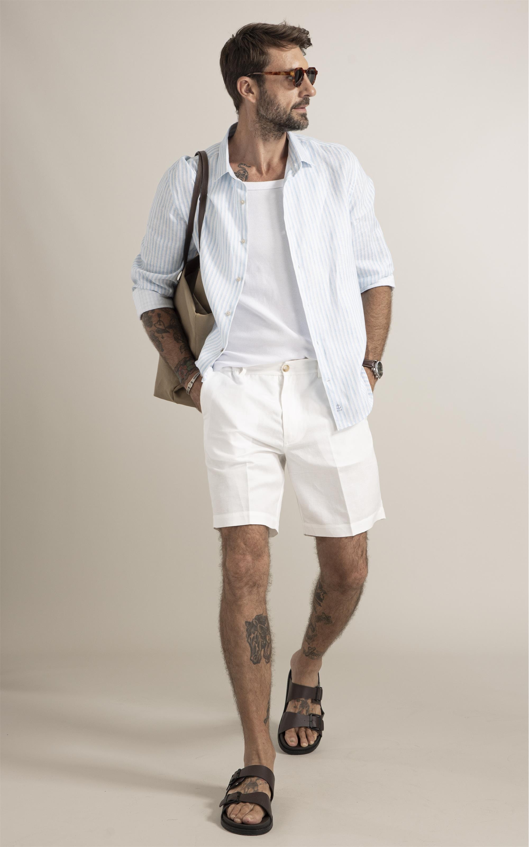 Camisa Toulon Azul Claro