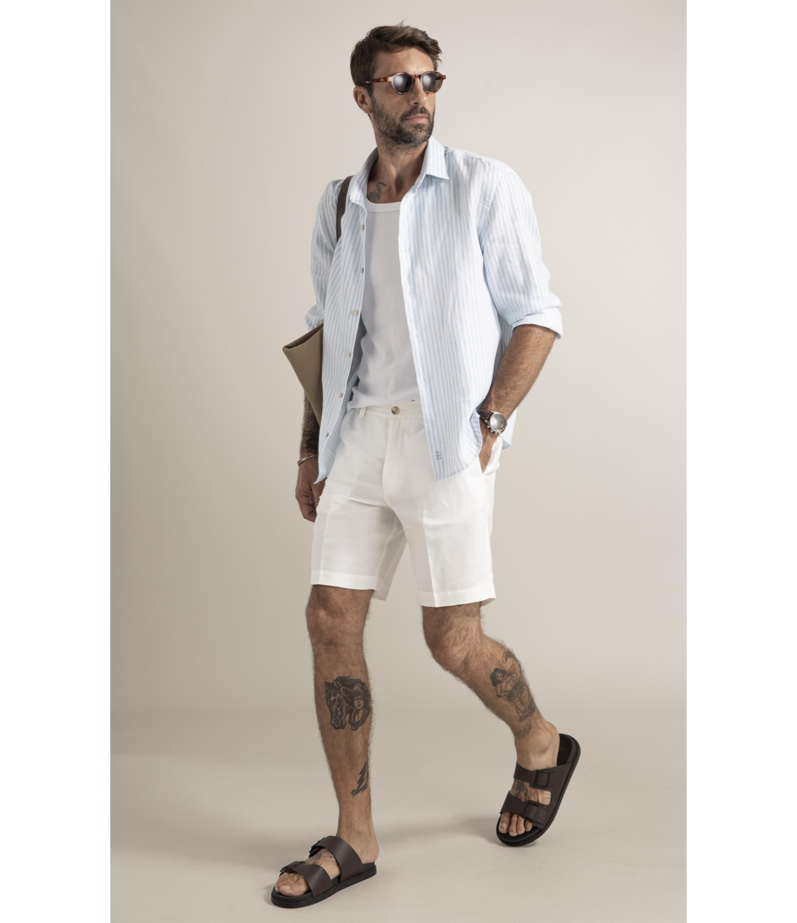 Camisa Toulon Azul Claro