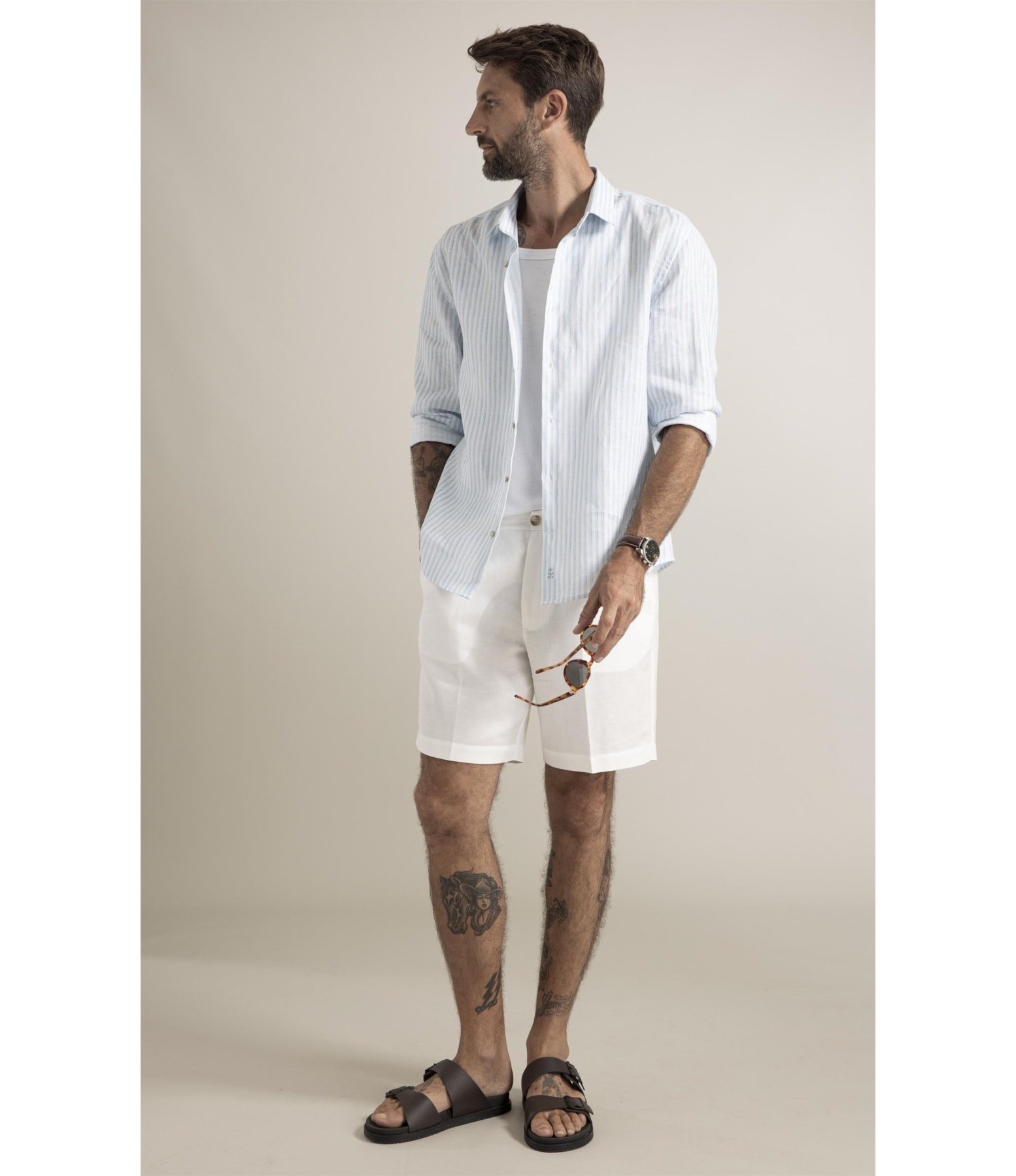 Camisa Toulon Azul Claro