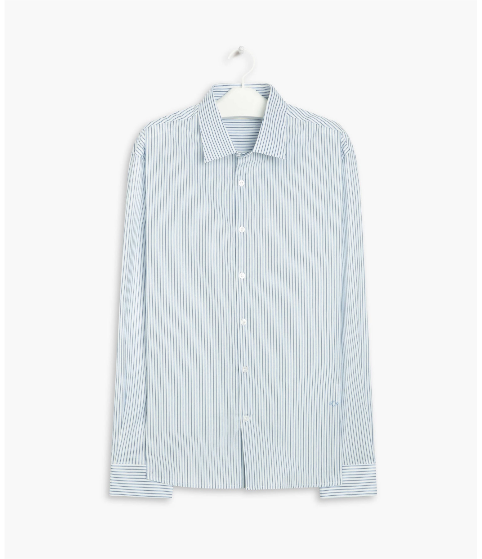 Camisa Traveller Bruno Listrada Ml Azul Claro