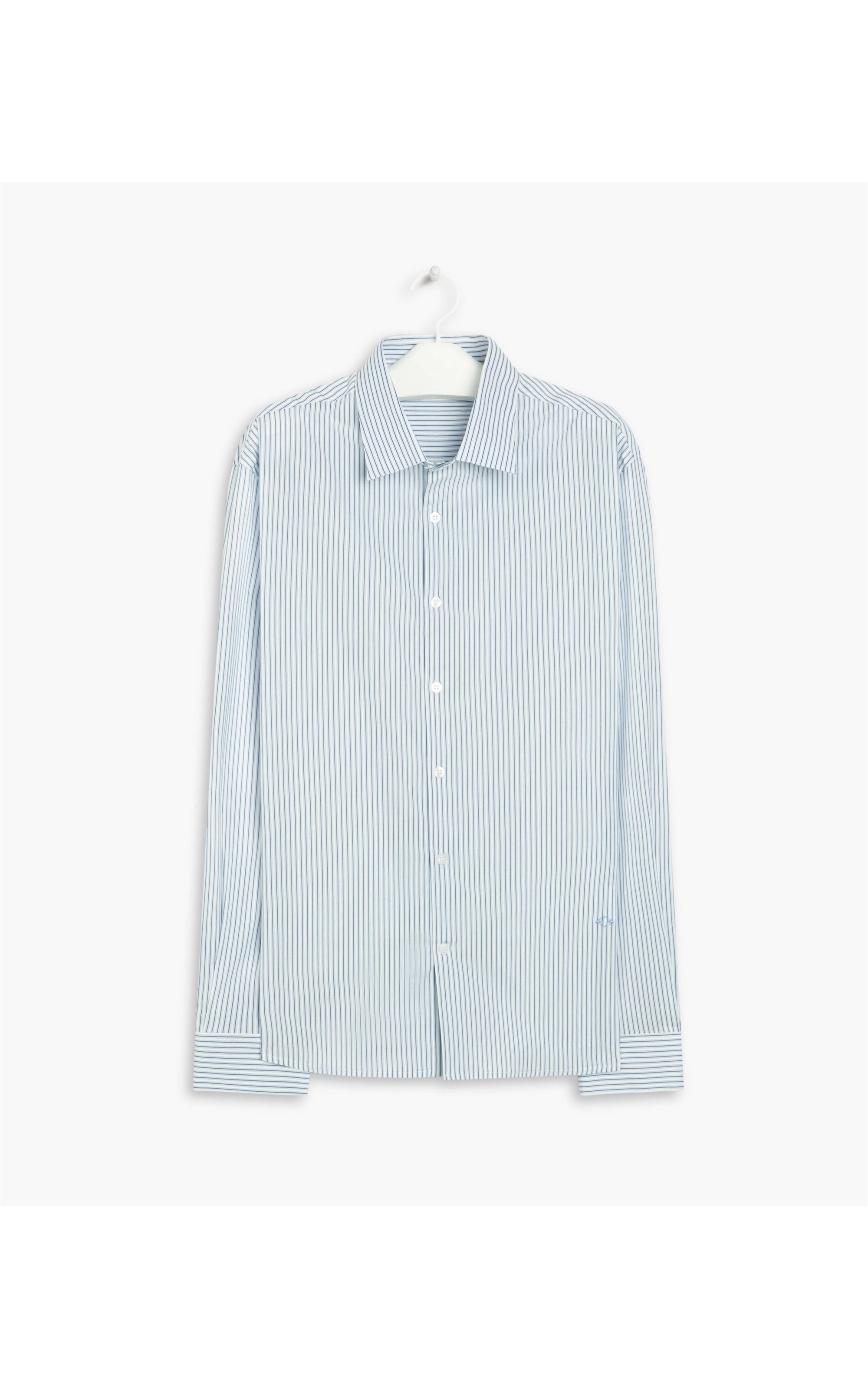 Camisa Traveller Bruno Listrada Ml Azul Claro