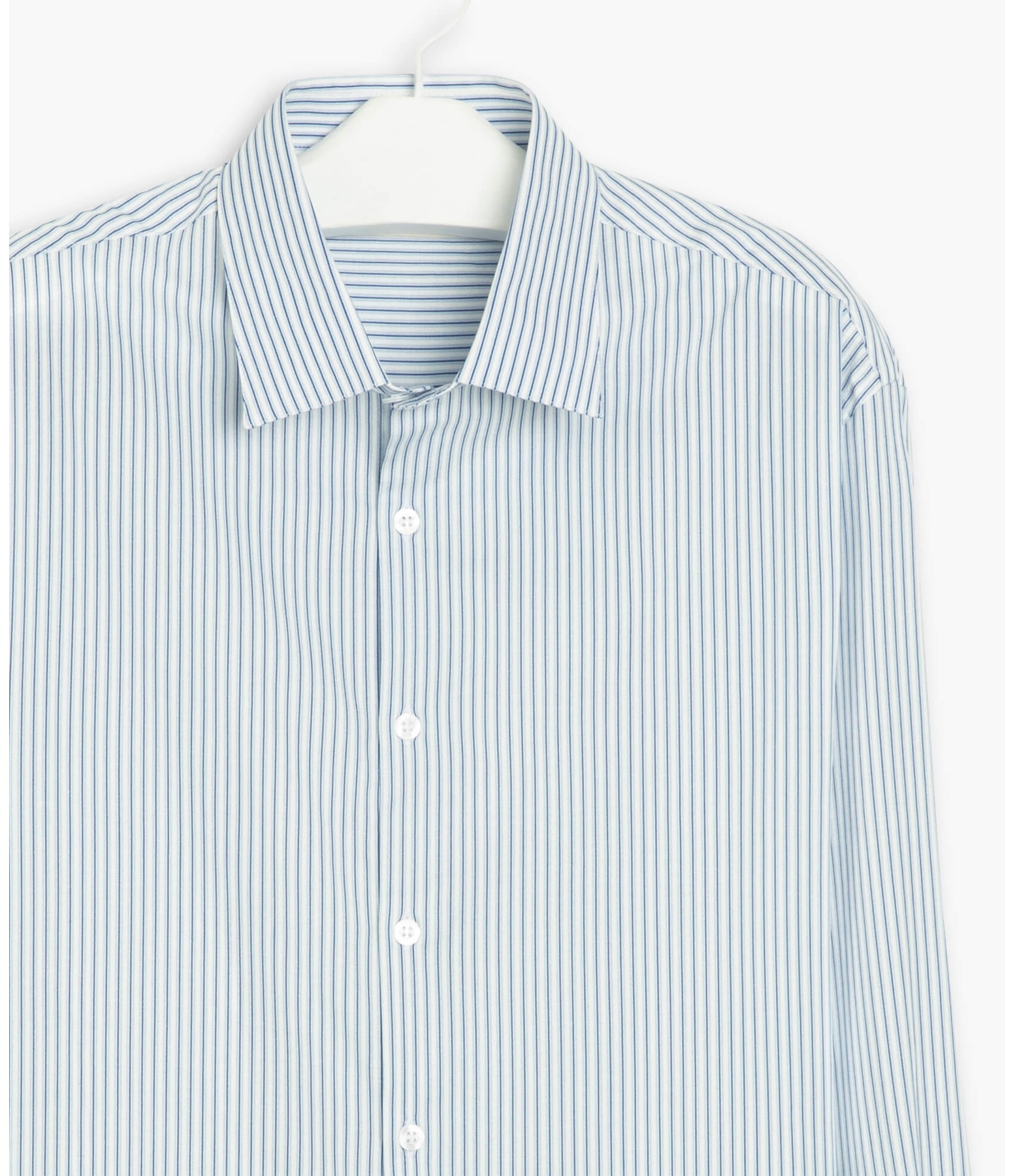 Camisa Traveller Bruno Listrada Ml Azul Claro