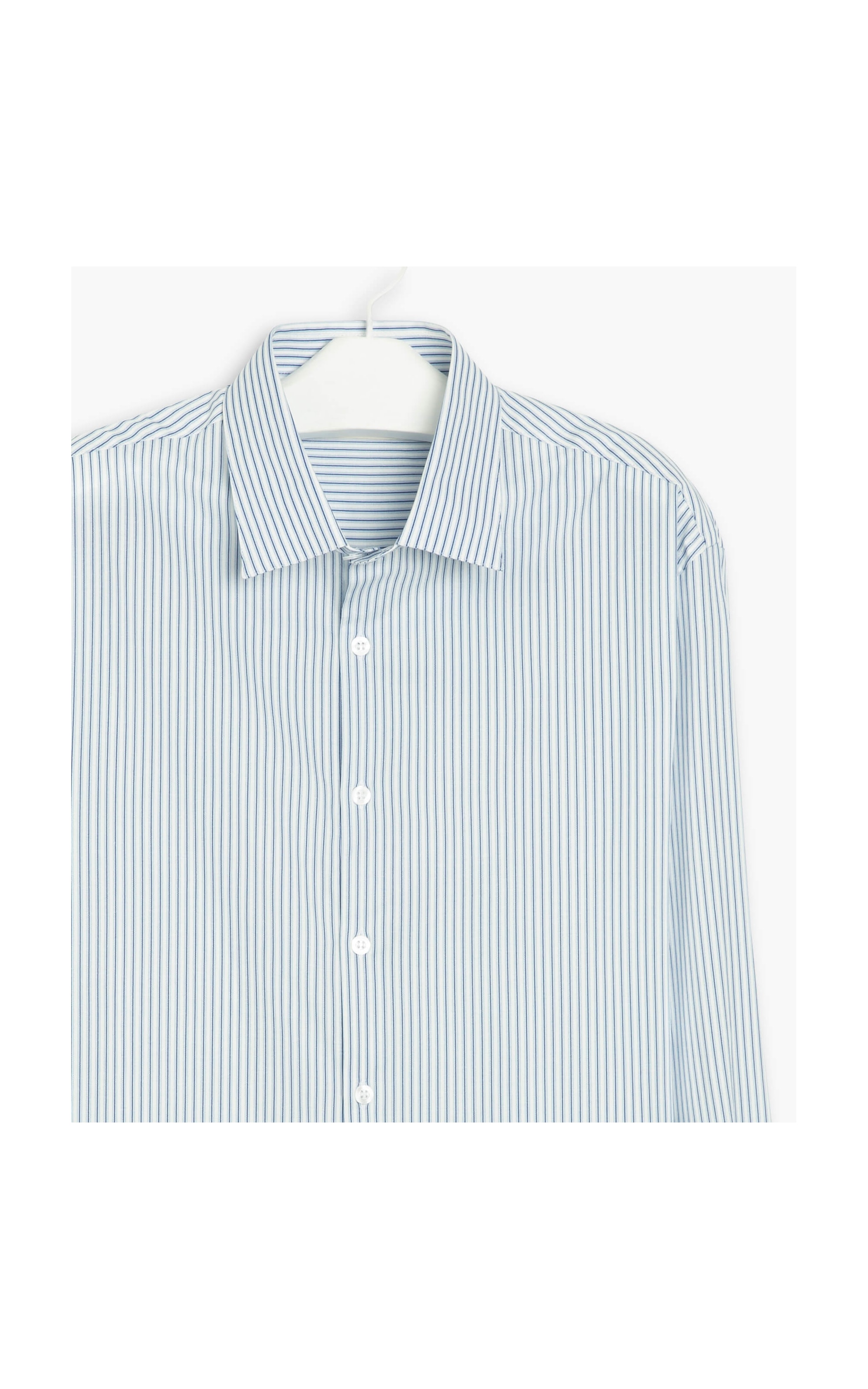 Camisa Traveller Bruno Listrada Ml Azul Claro