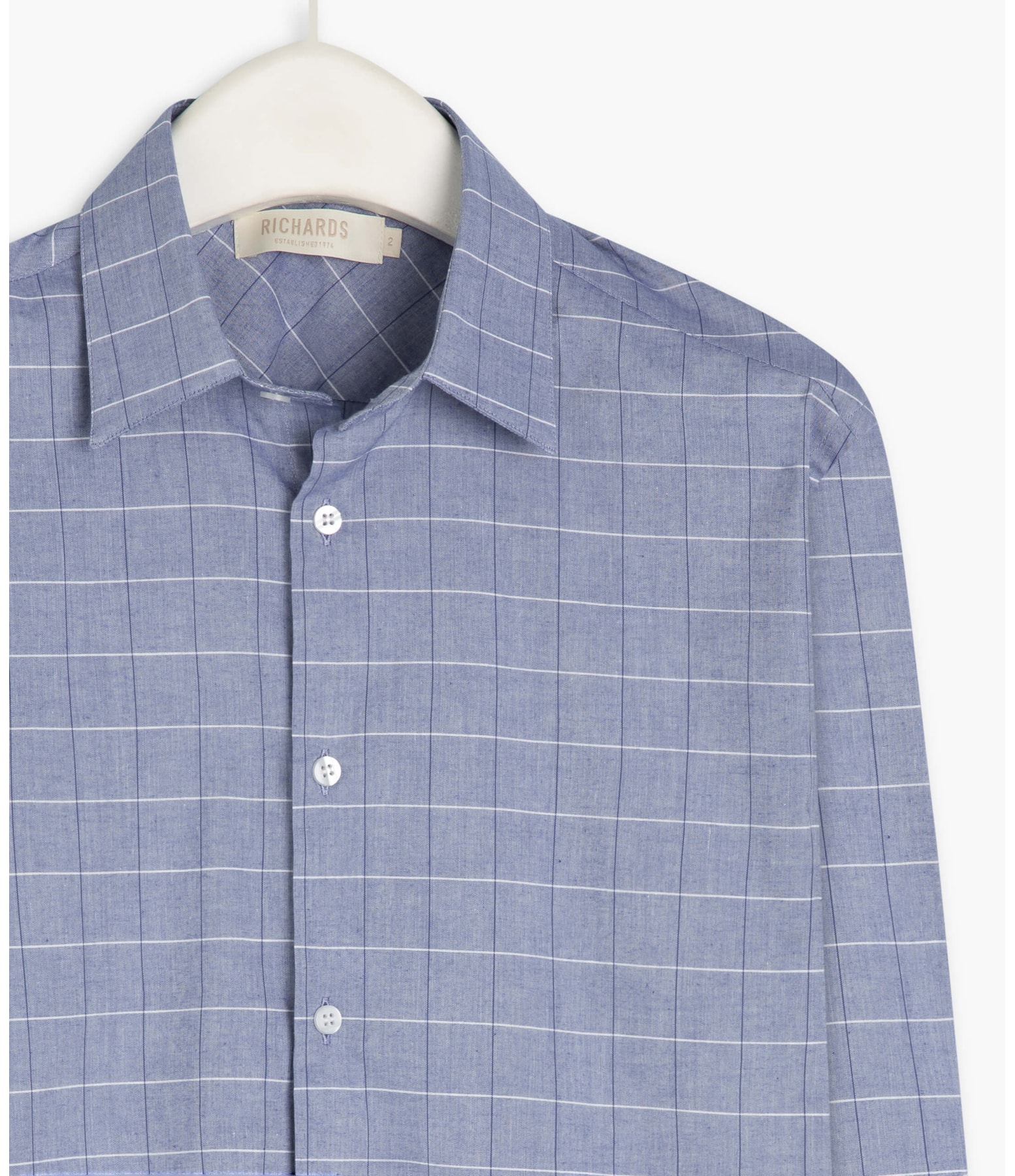 Camisa Traveller Jeferson Ml Azul Claro