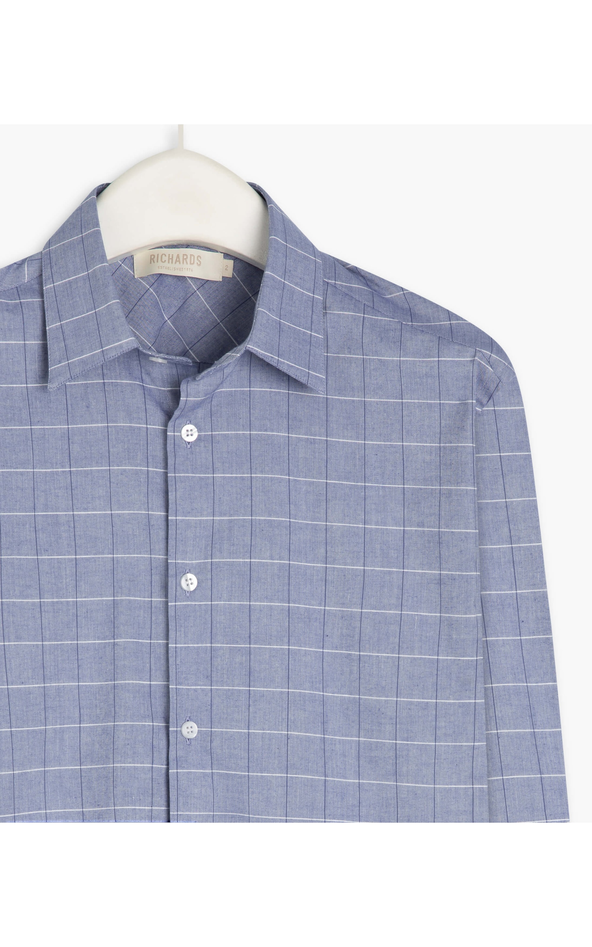 Camisa Traveller Jeferson Ml Azul Claro