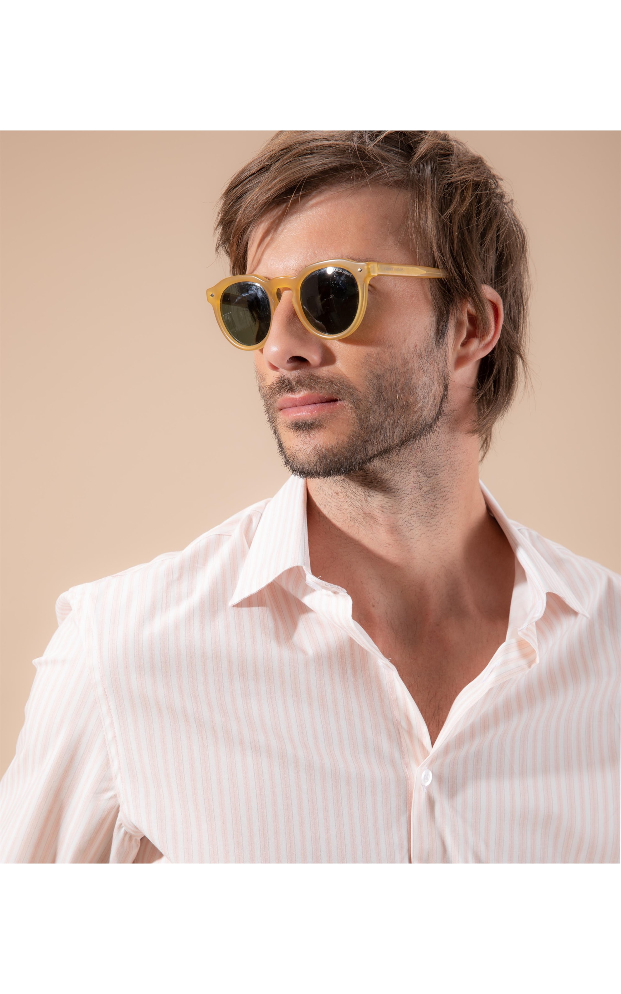 Camisa Traveller Jonas Listrada Ml Rosa