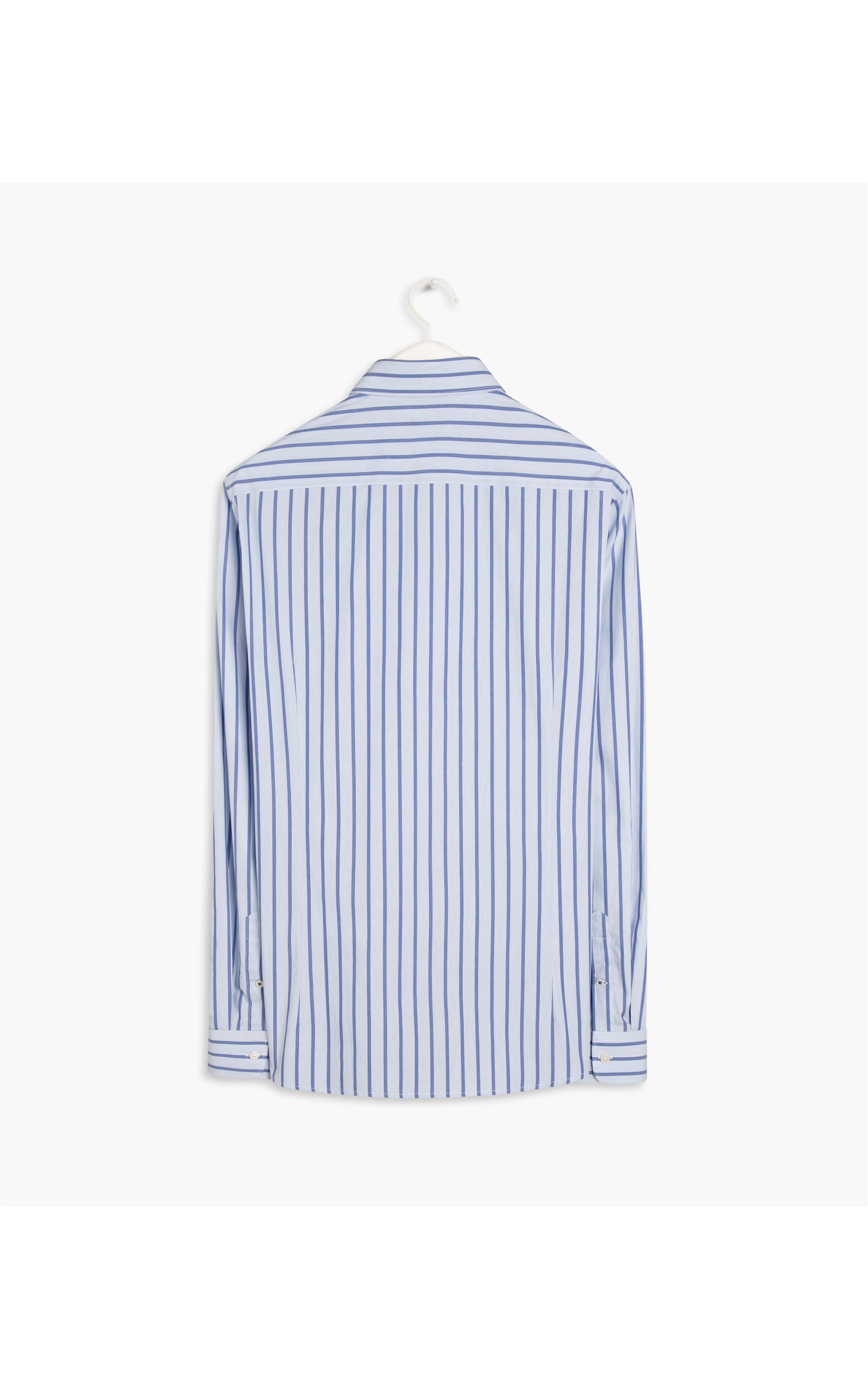 Camisa Traveller Listrada Ml Azul