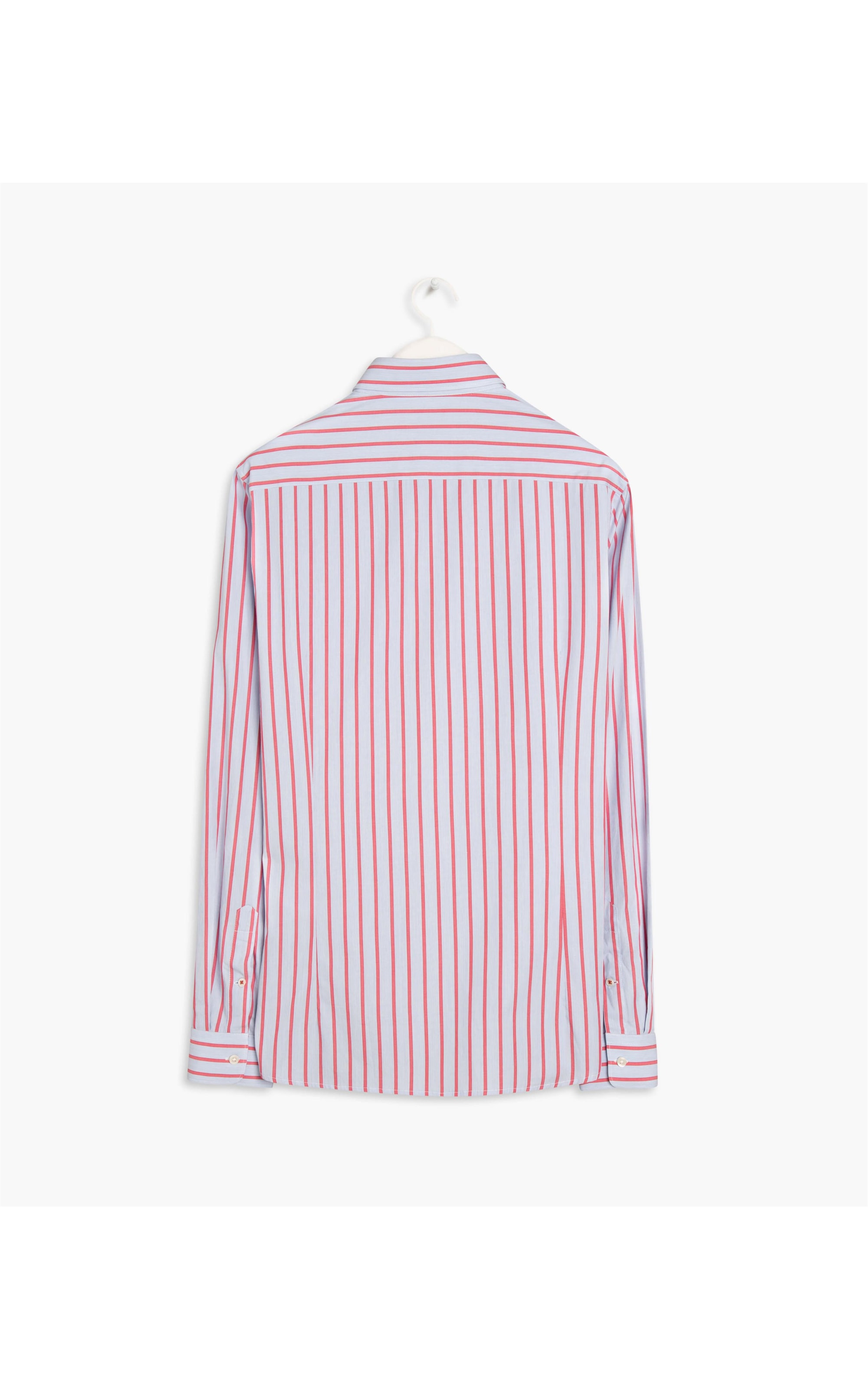 Camisa Traveller Listrada Ml Vermelho