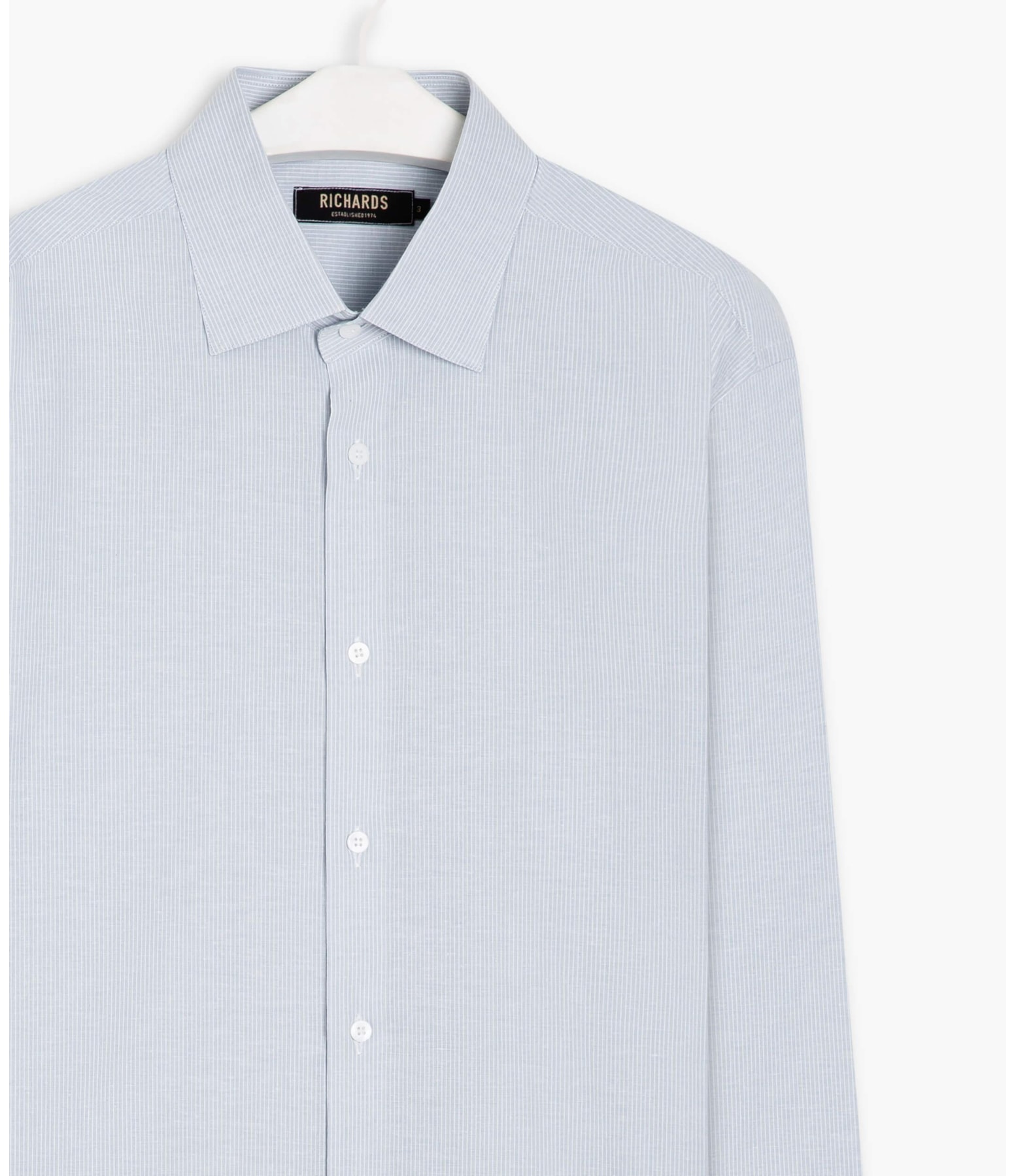 Camisa Traveller Listras Matheus Ml Silver Gray