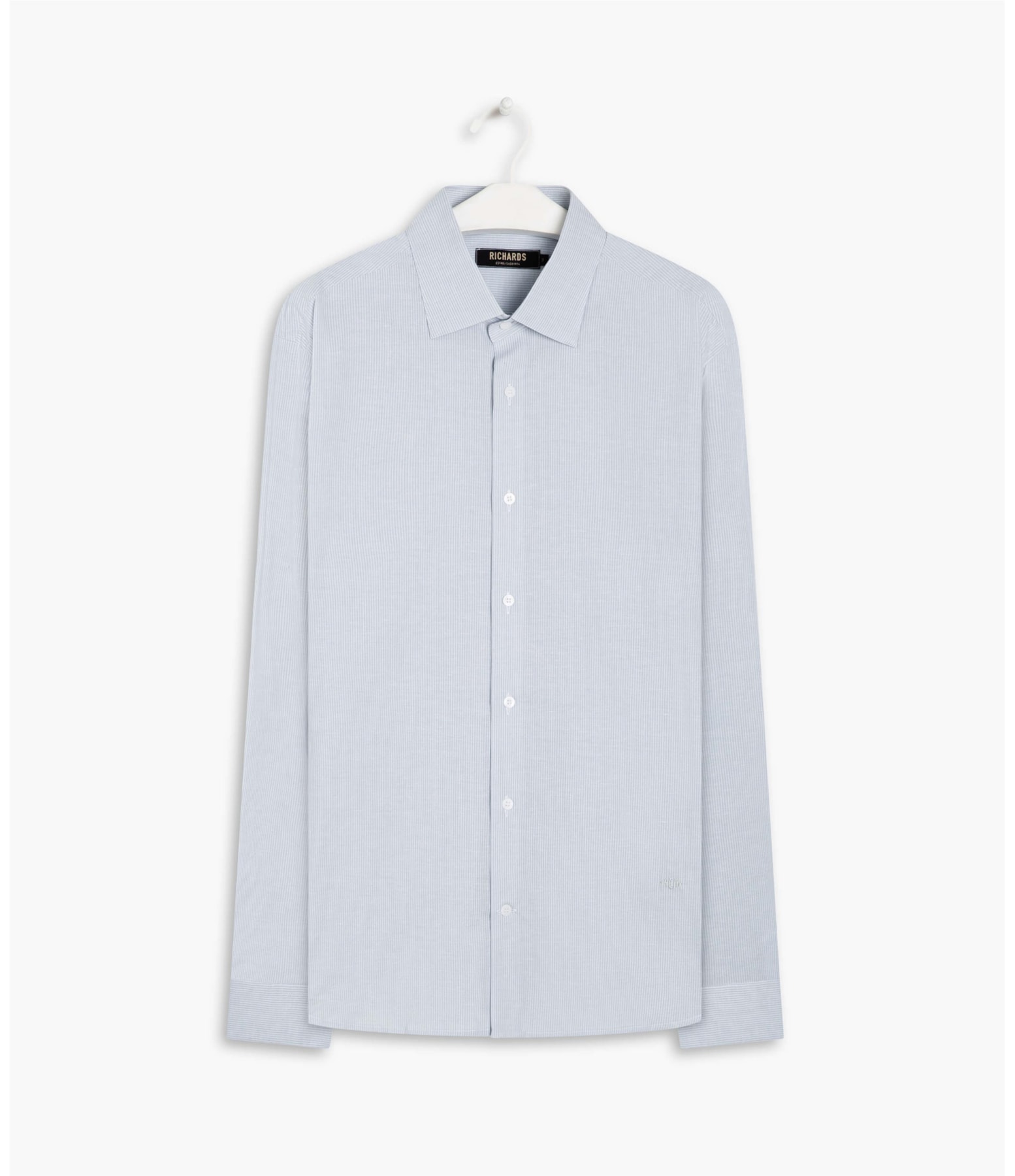 Camisa Traveller Listras Matheus Ml Silver Gray