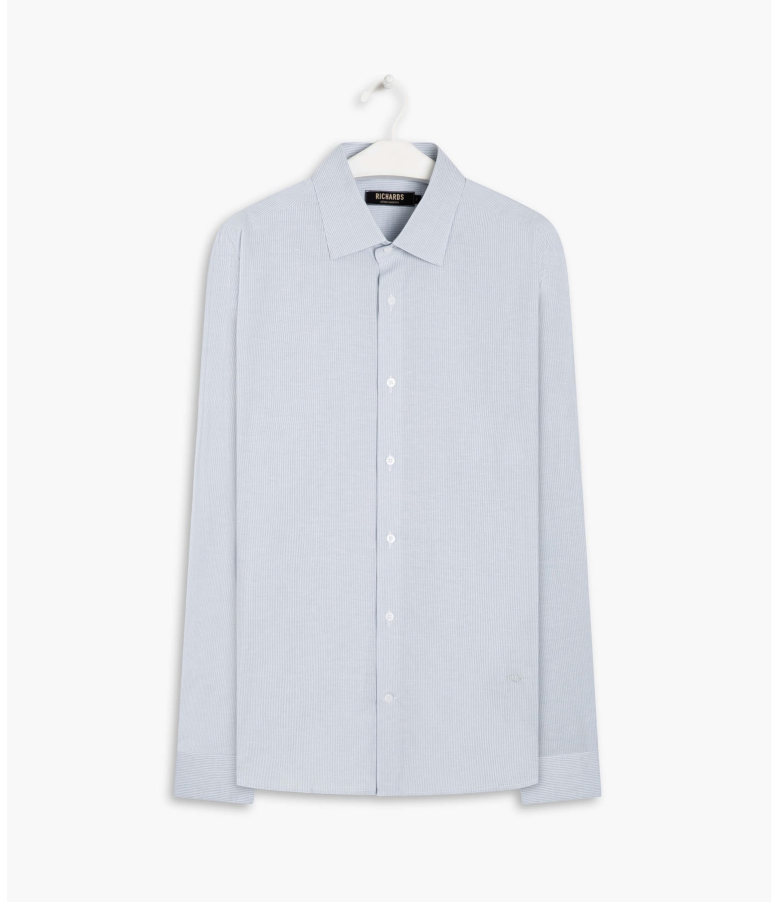 Camisa Traveller Listras Matheus Ml Silver Gray