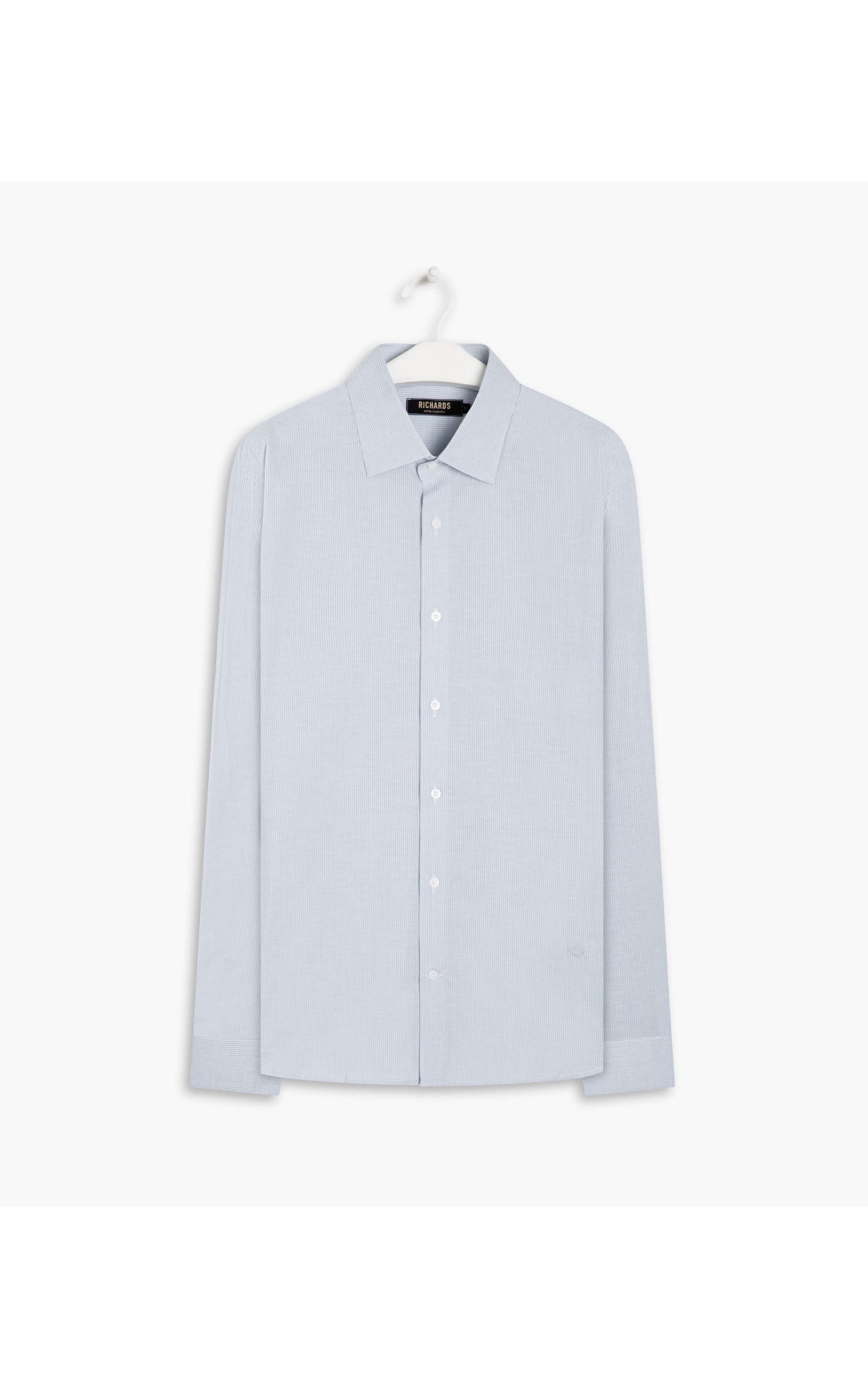 Camisa Traveller Listras Matheus Ml Silver Gray