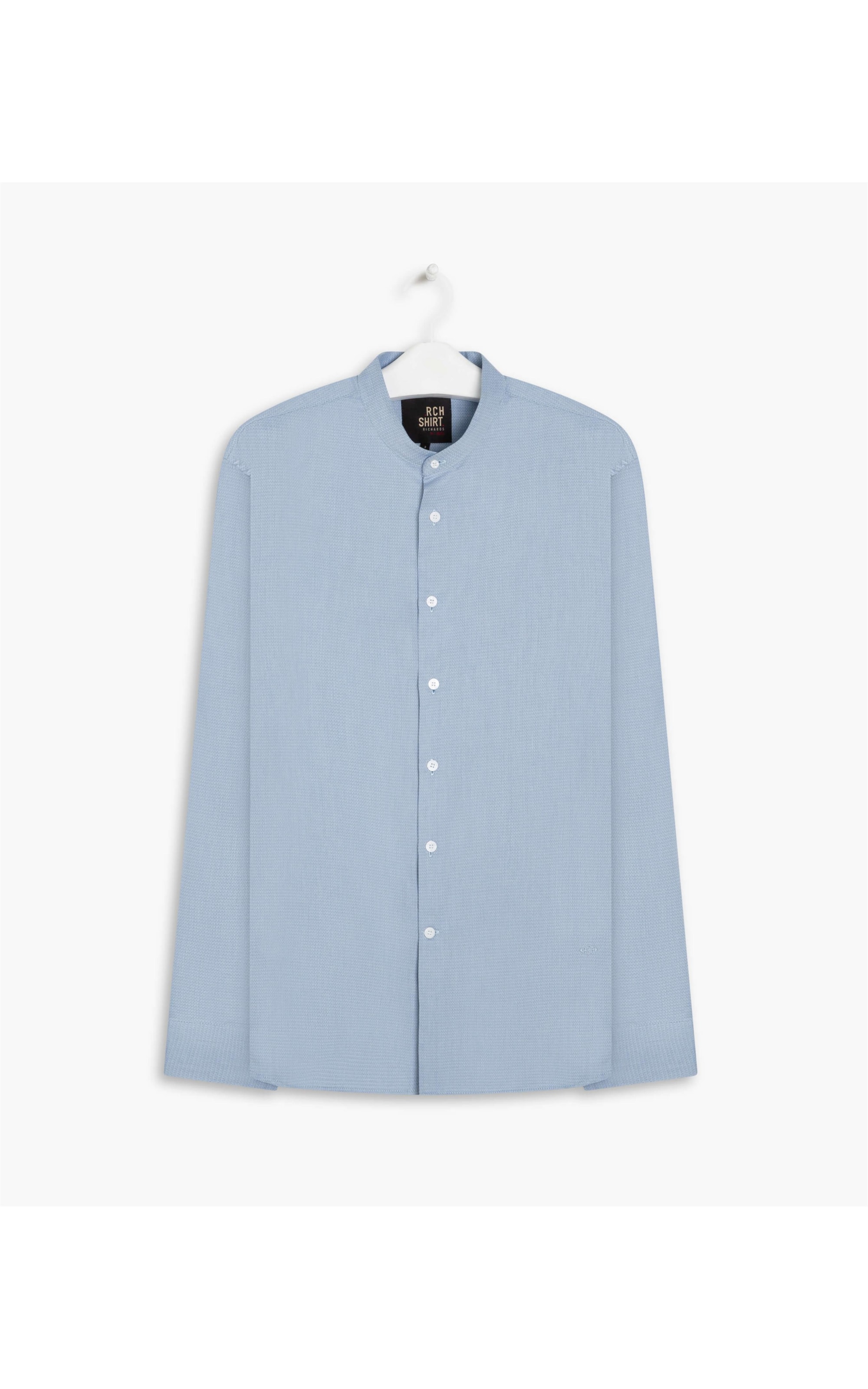 Camisa Traveller Maquinetada Camilo Ml Azul Pervante