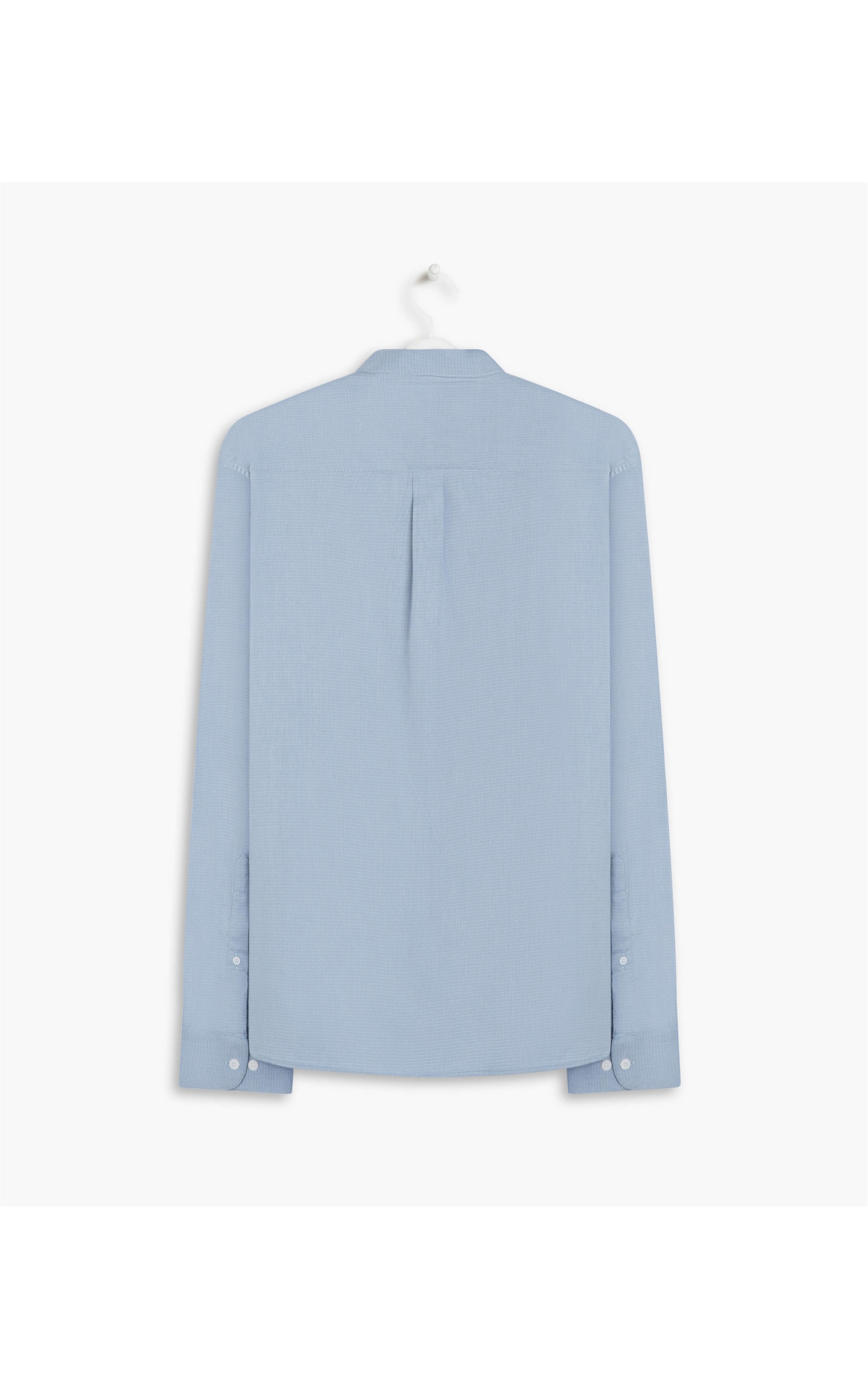 Camisa Traveller Maquinetada Camilo Ml Azul Pervante