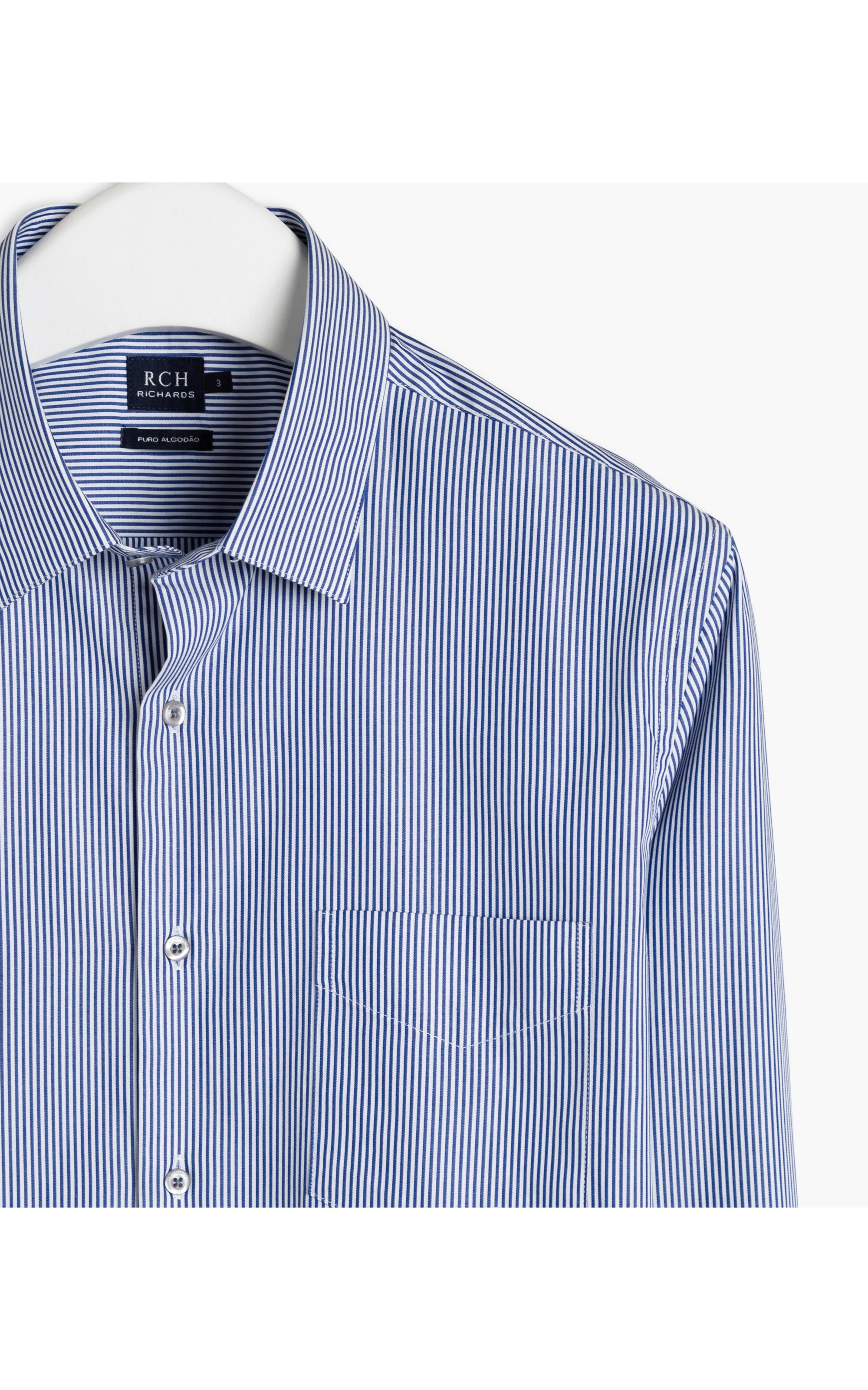 Camisa Traveller Ny Listrada Ml Azul