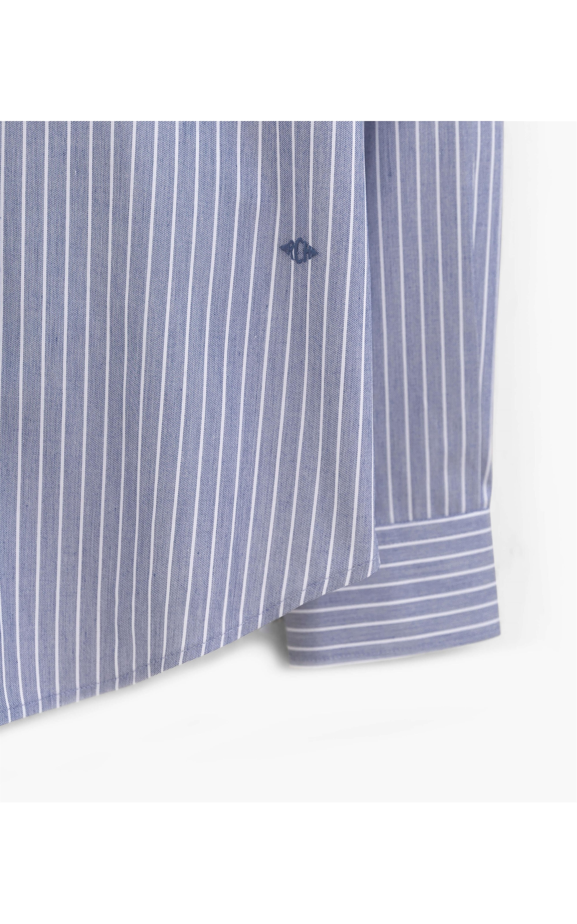 Camisa Traveller Ny Listrada Ml Azul Cinzentado