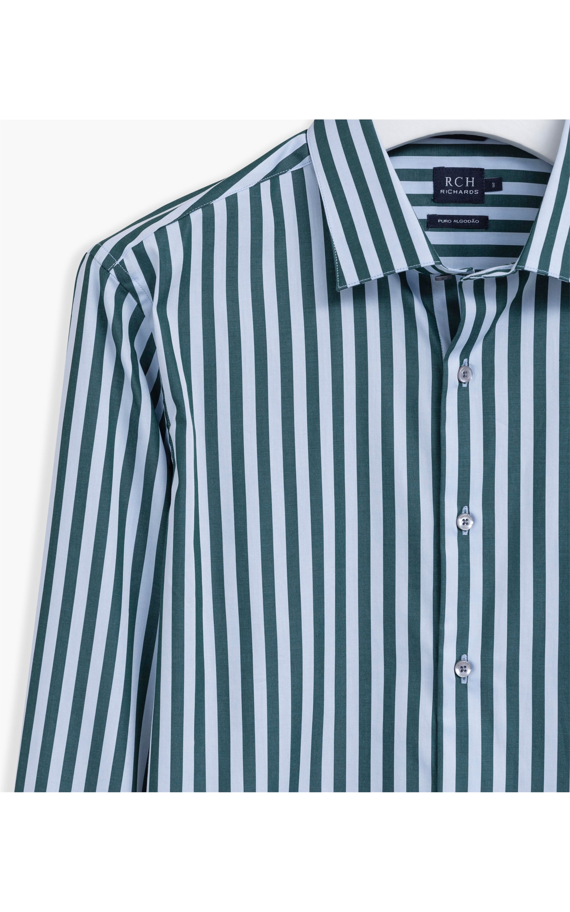 Camisa Traveller Ny Listrada Ml Verde