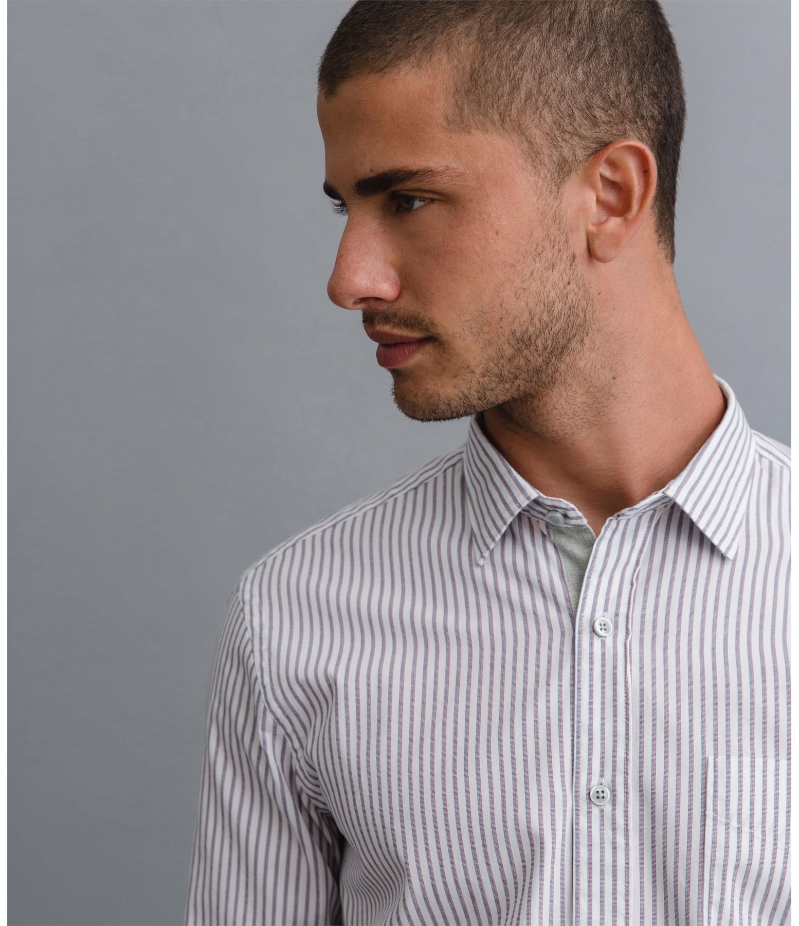 Camisa Traveller Paris Listrada Ml Off White