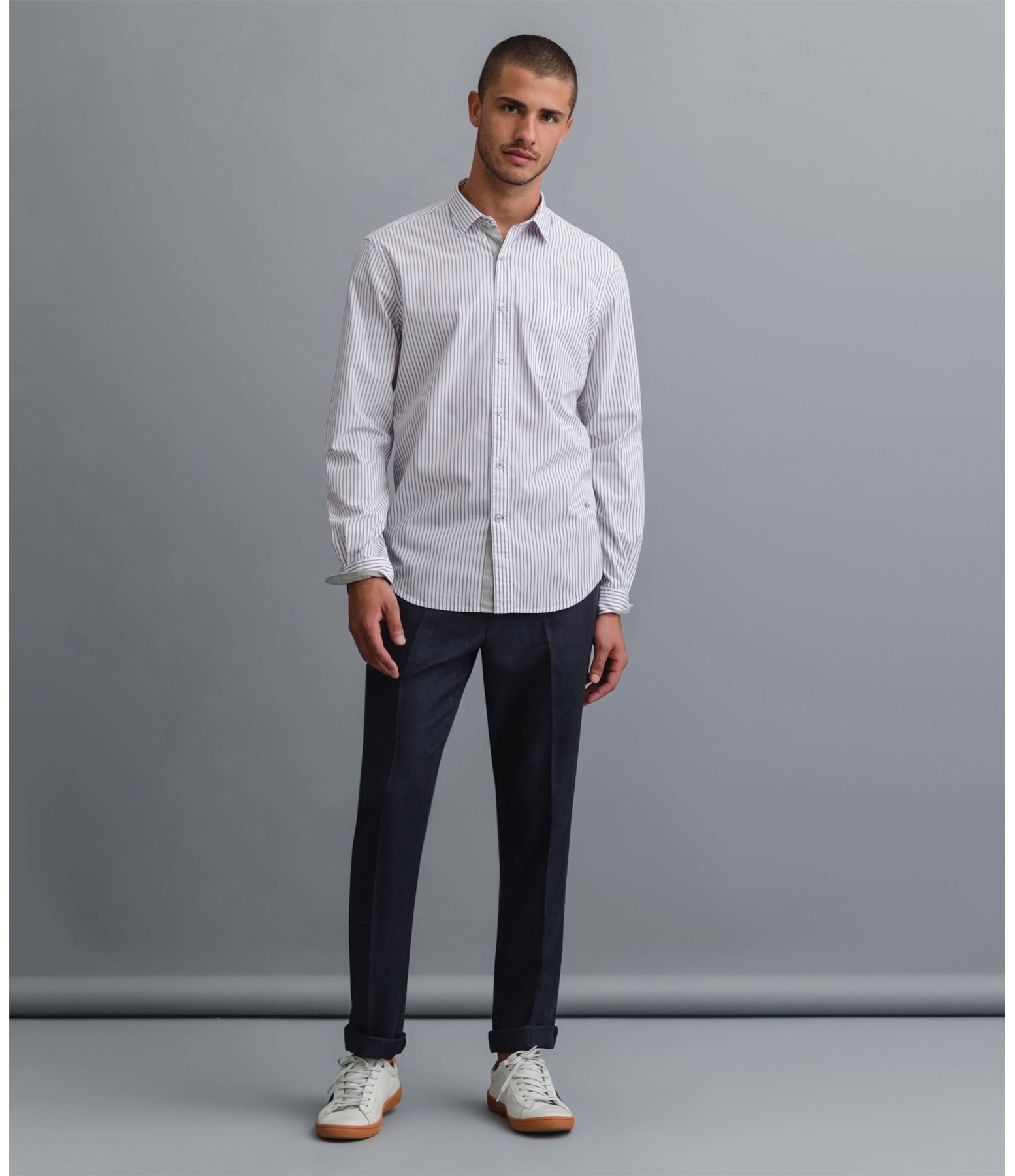 Camisa Traveller Paris Listrada Ml Off White