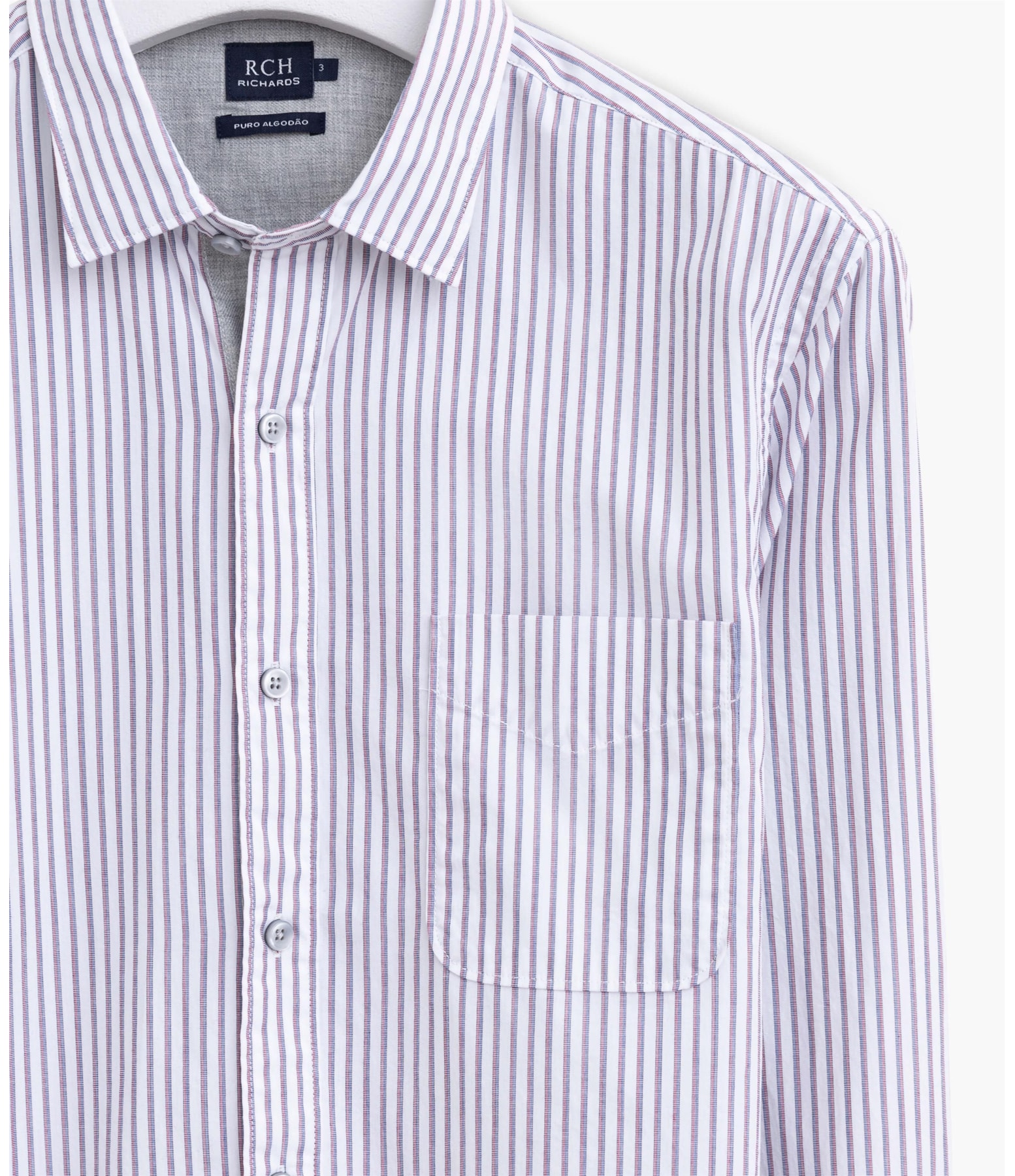 Camisa Traveller Paris Listrada Ml Off White