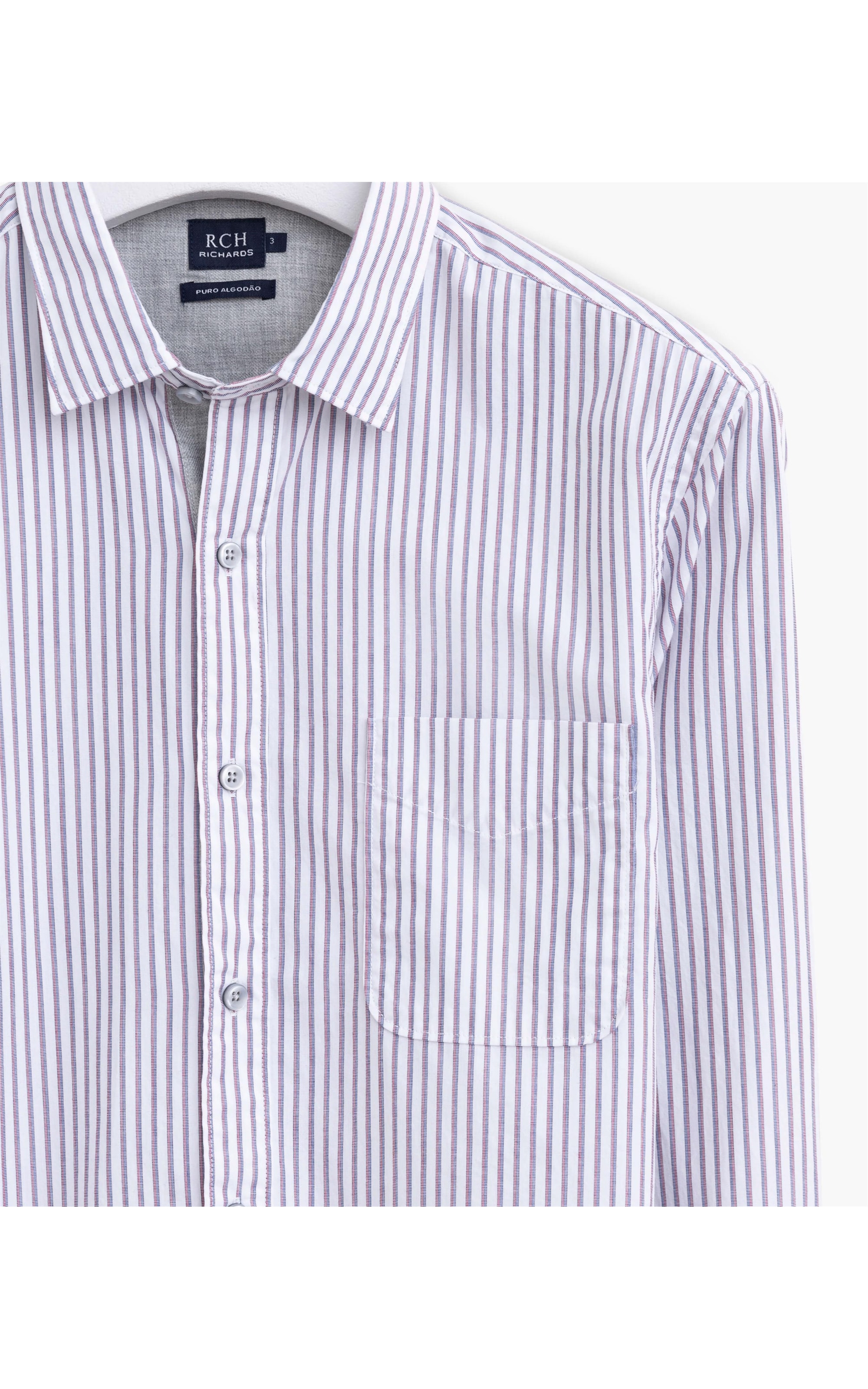 Camisa Traveller Paris Listrada Ml Off White
