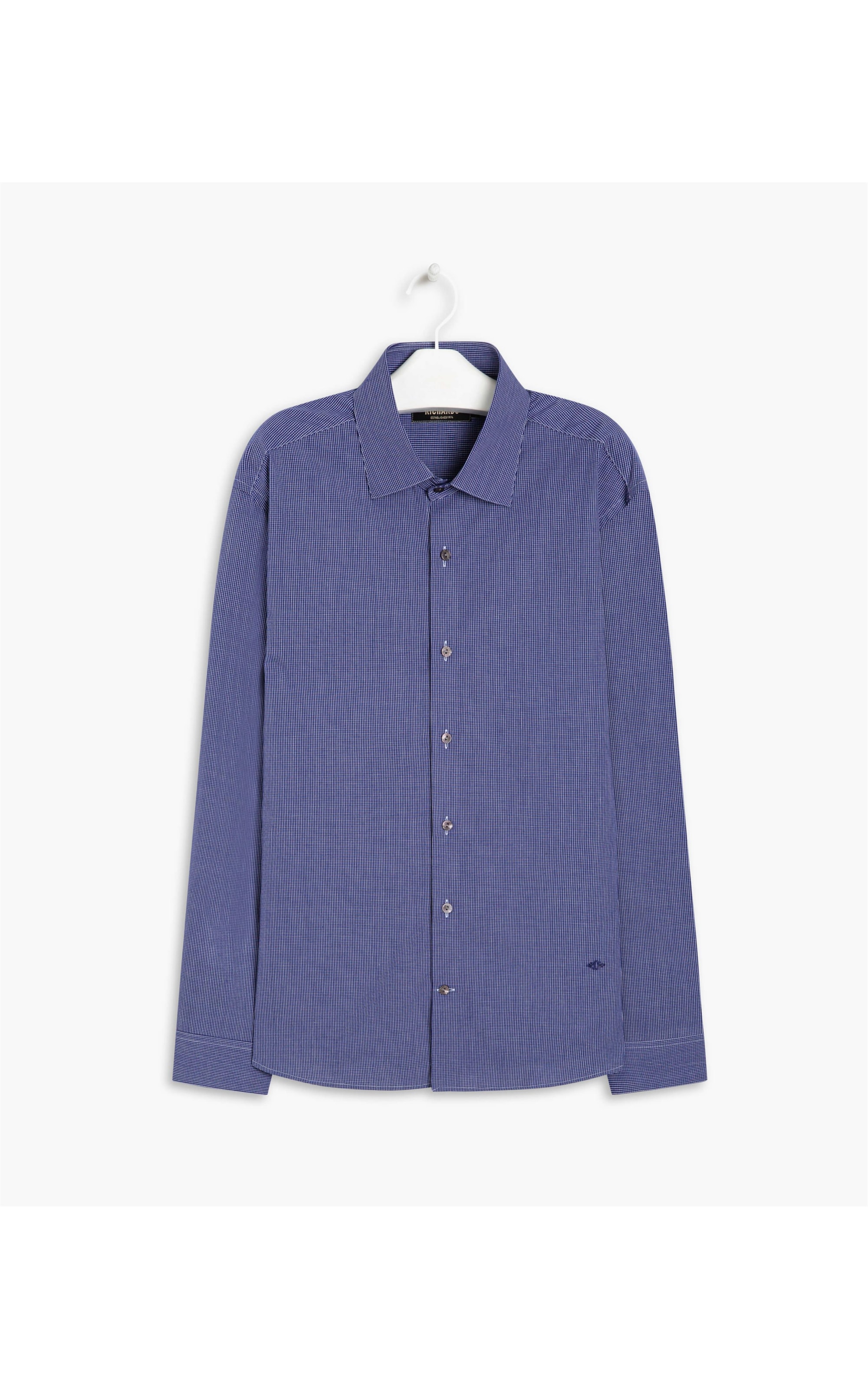 Camisa Traveller Pietro Ml Azul Pervante