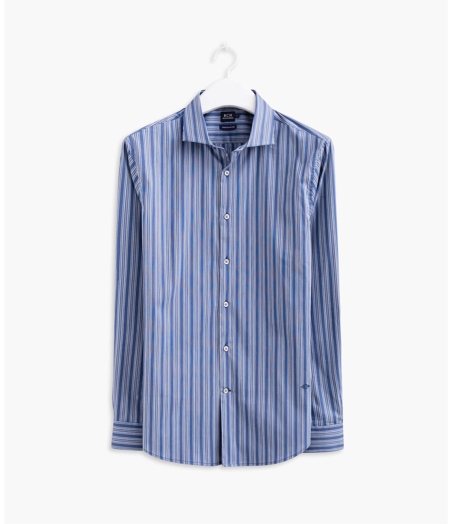 Camisa Traveller Tec Ml Azul Cinzentado
