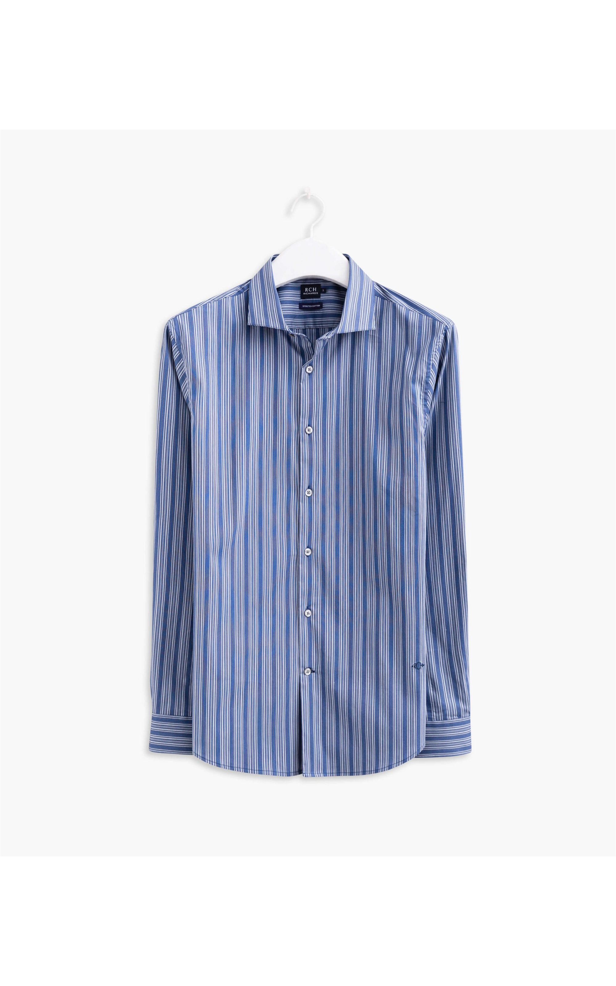 Camisa Traveller Tec Ml Azul Cinzentado