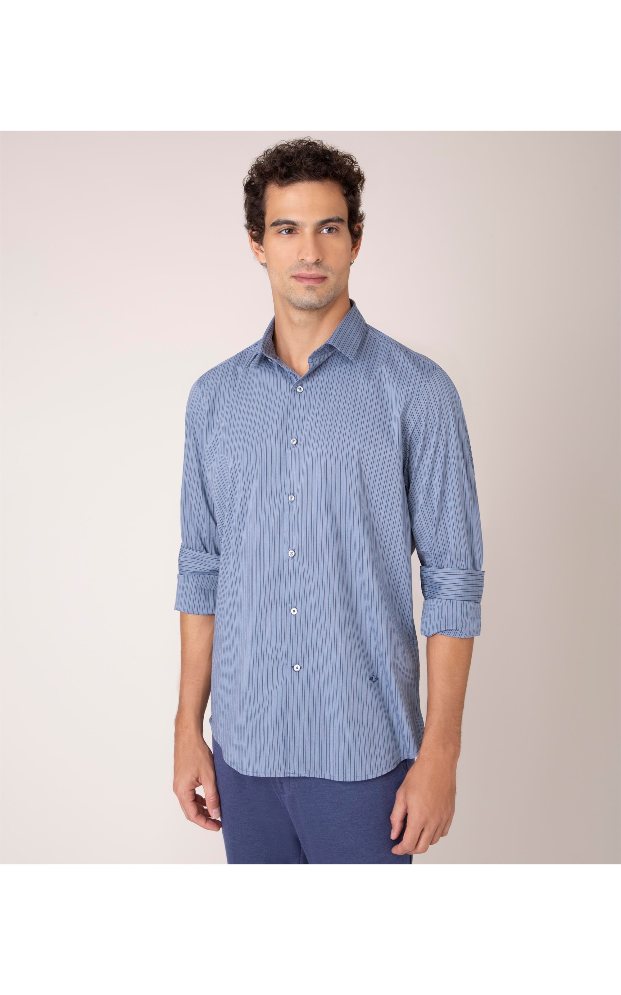 Camisa Traveller Tec Ml Cinza Escuro