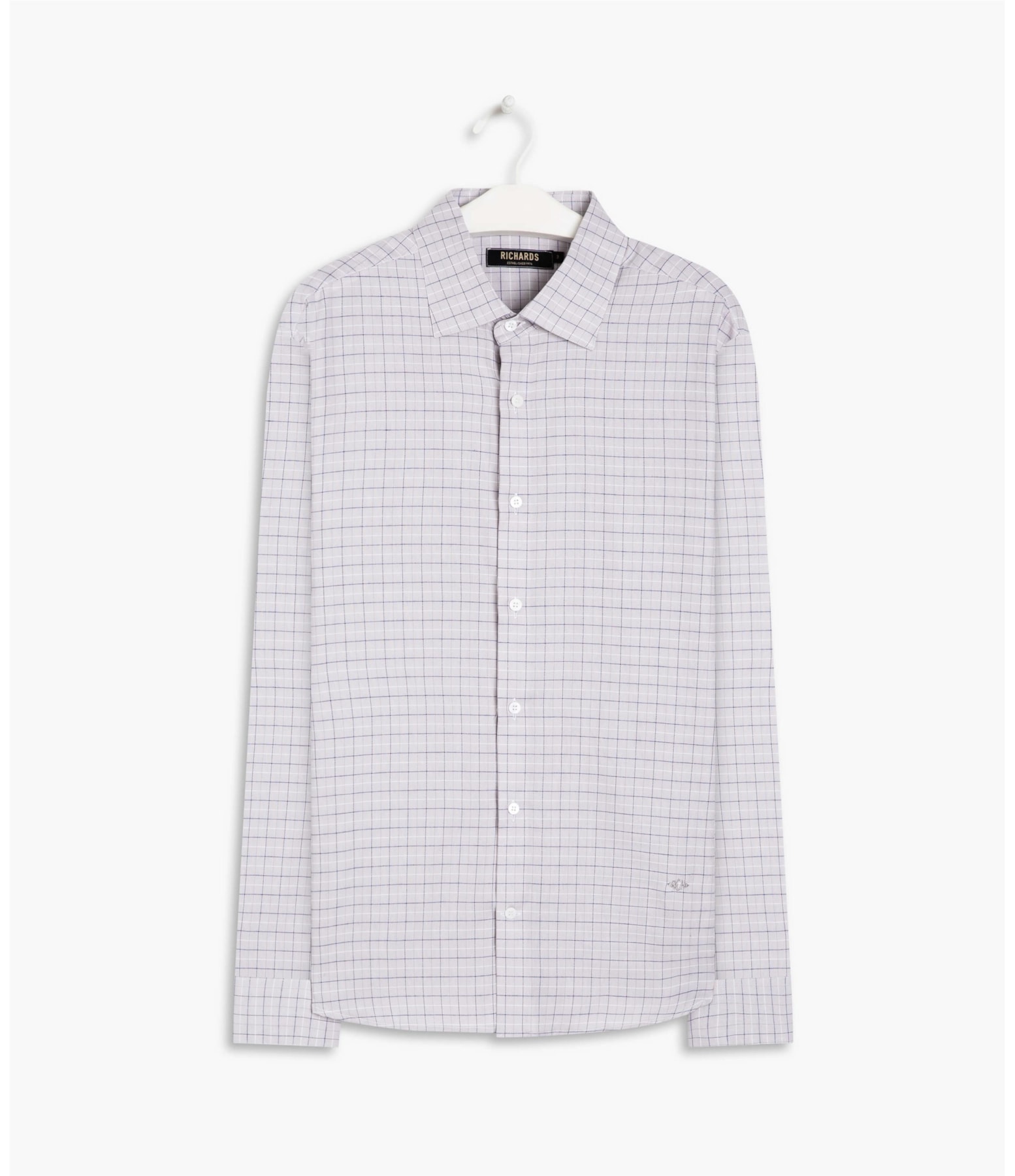 Camisa Traveller Xadrez Samu Cinza Claro
